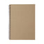 A5 Wirebound Notebook Plain Beige