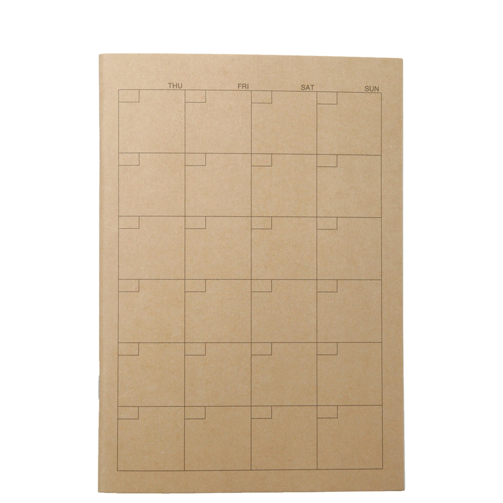Recycled Paper Monthly Planner