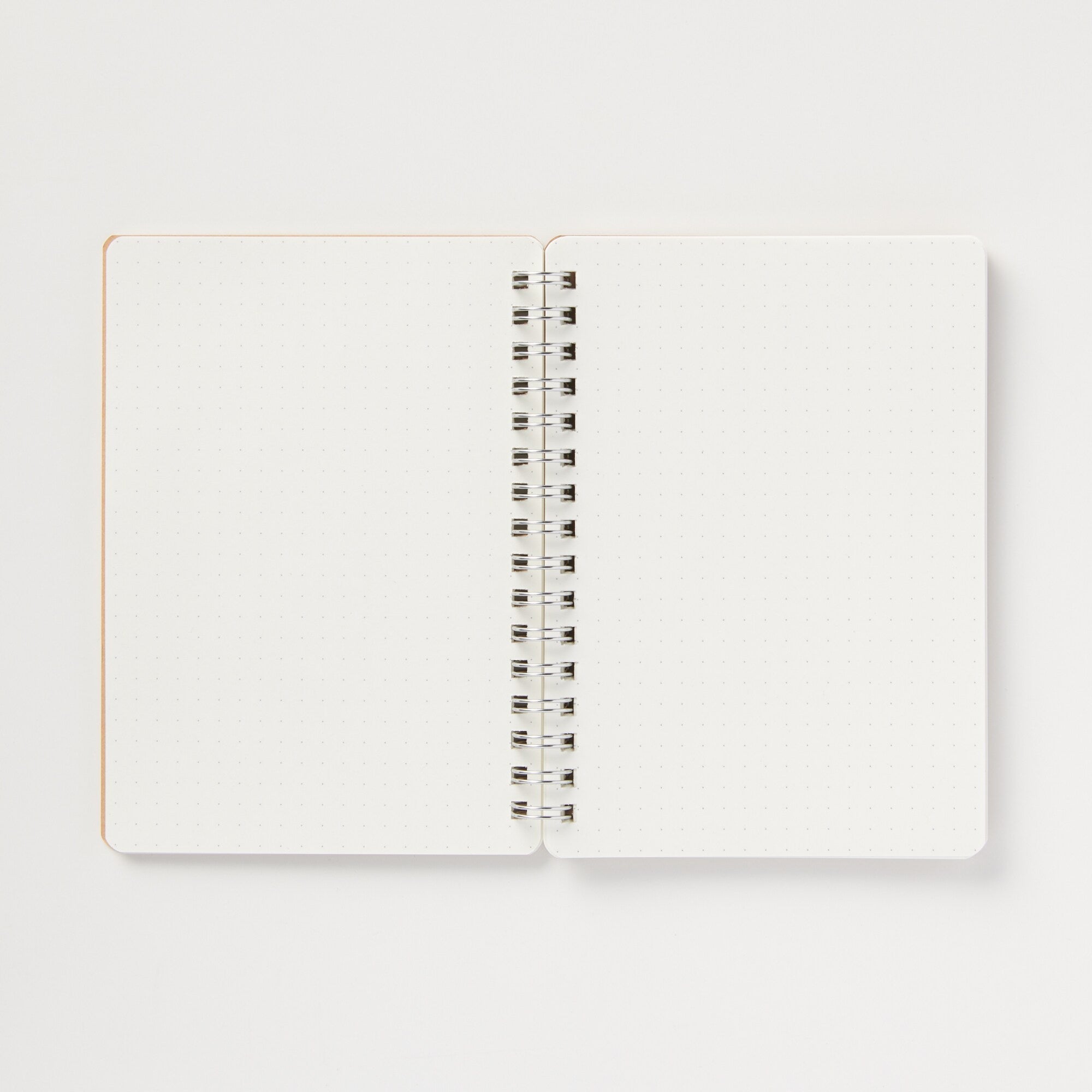 High Quality Paper Double Ringed Dotted Notebook