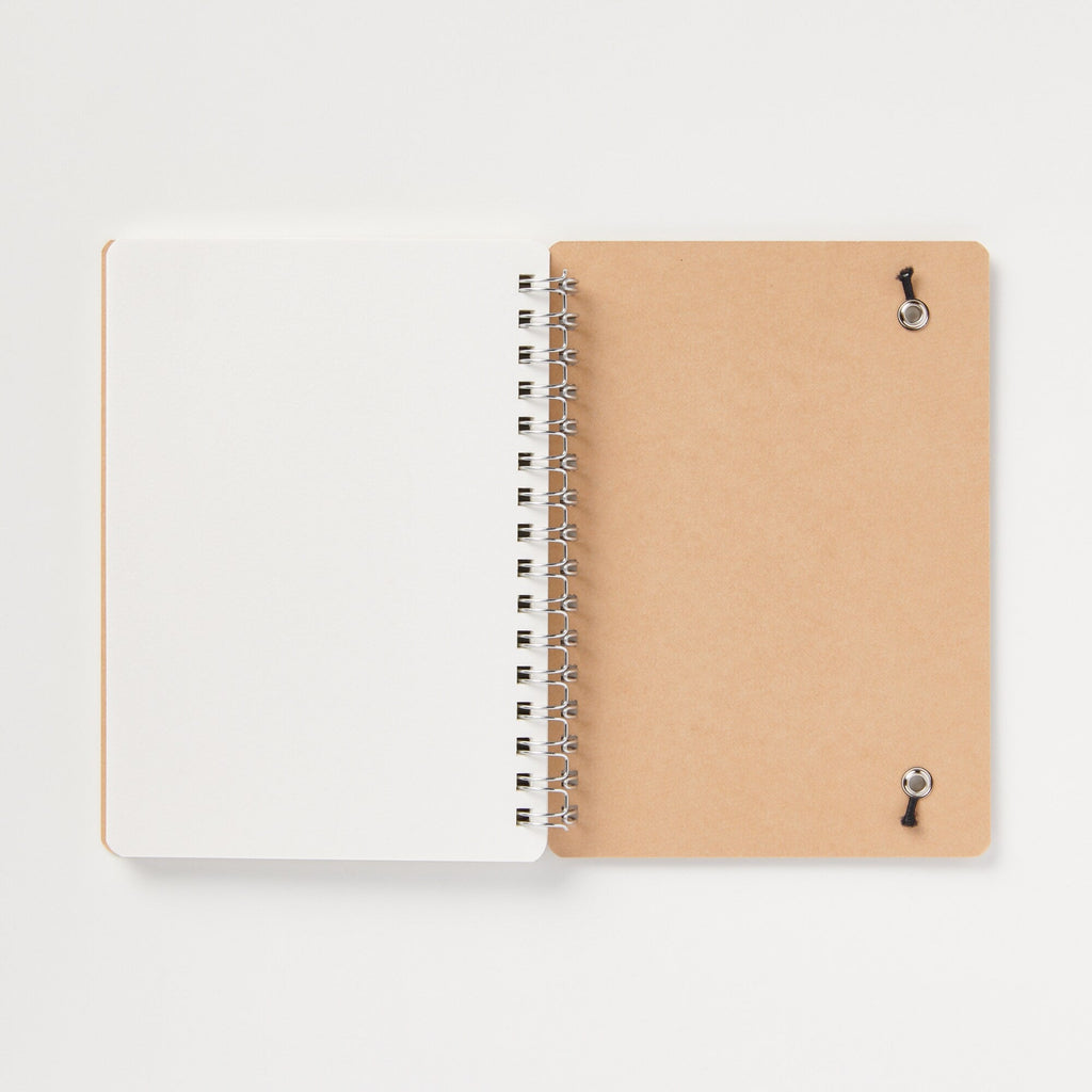High Quality Paper Double Ringed Dotted Notebook