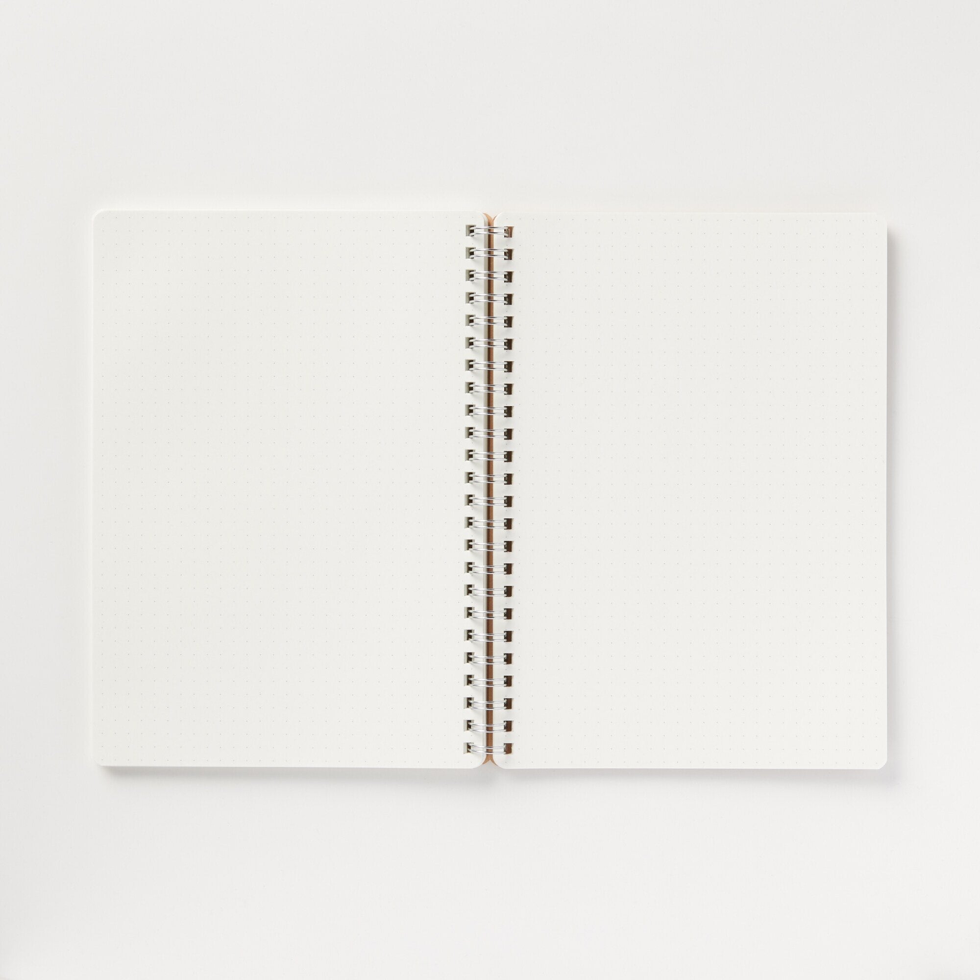 High Quality Paper Double Ringed Dotted Notebook