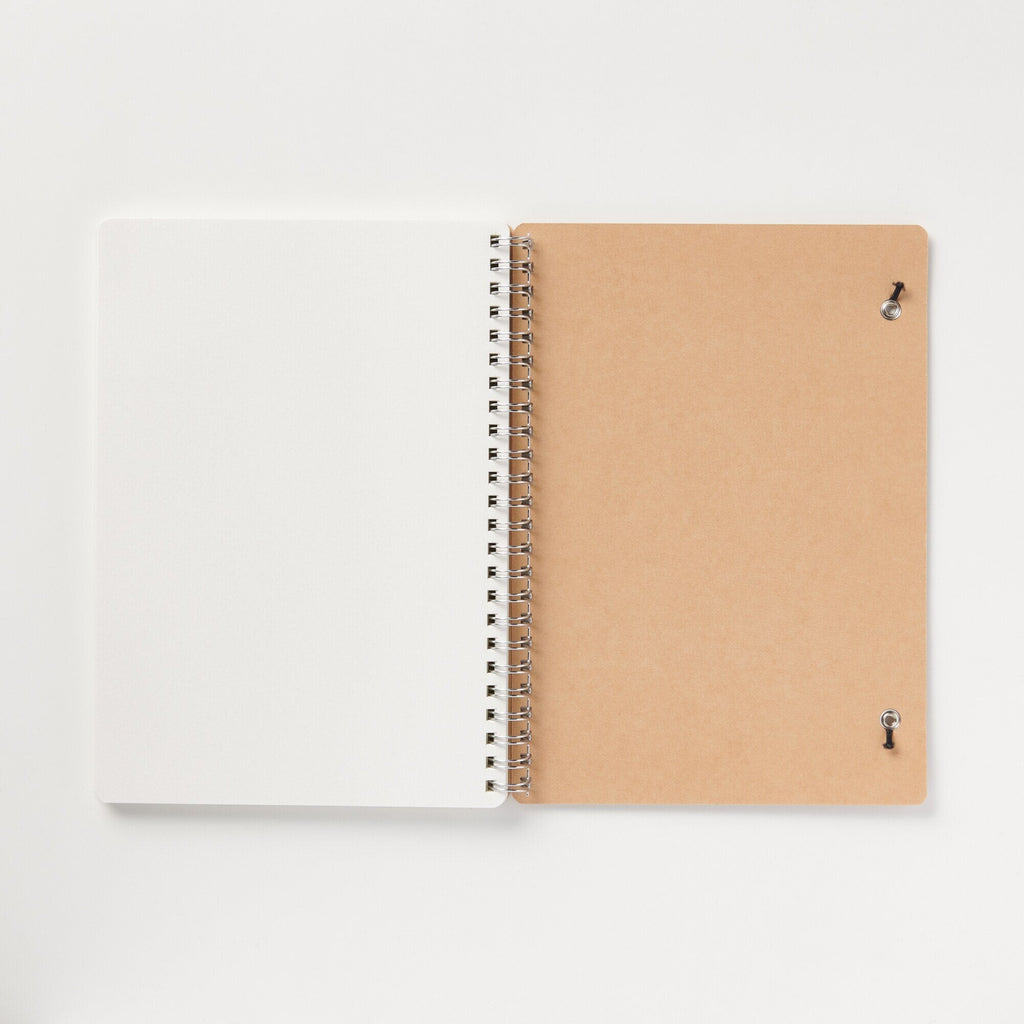 High Quality Paper Double Ringed Dotted Notebook