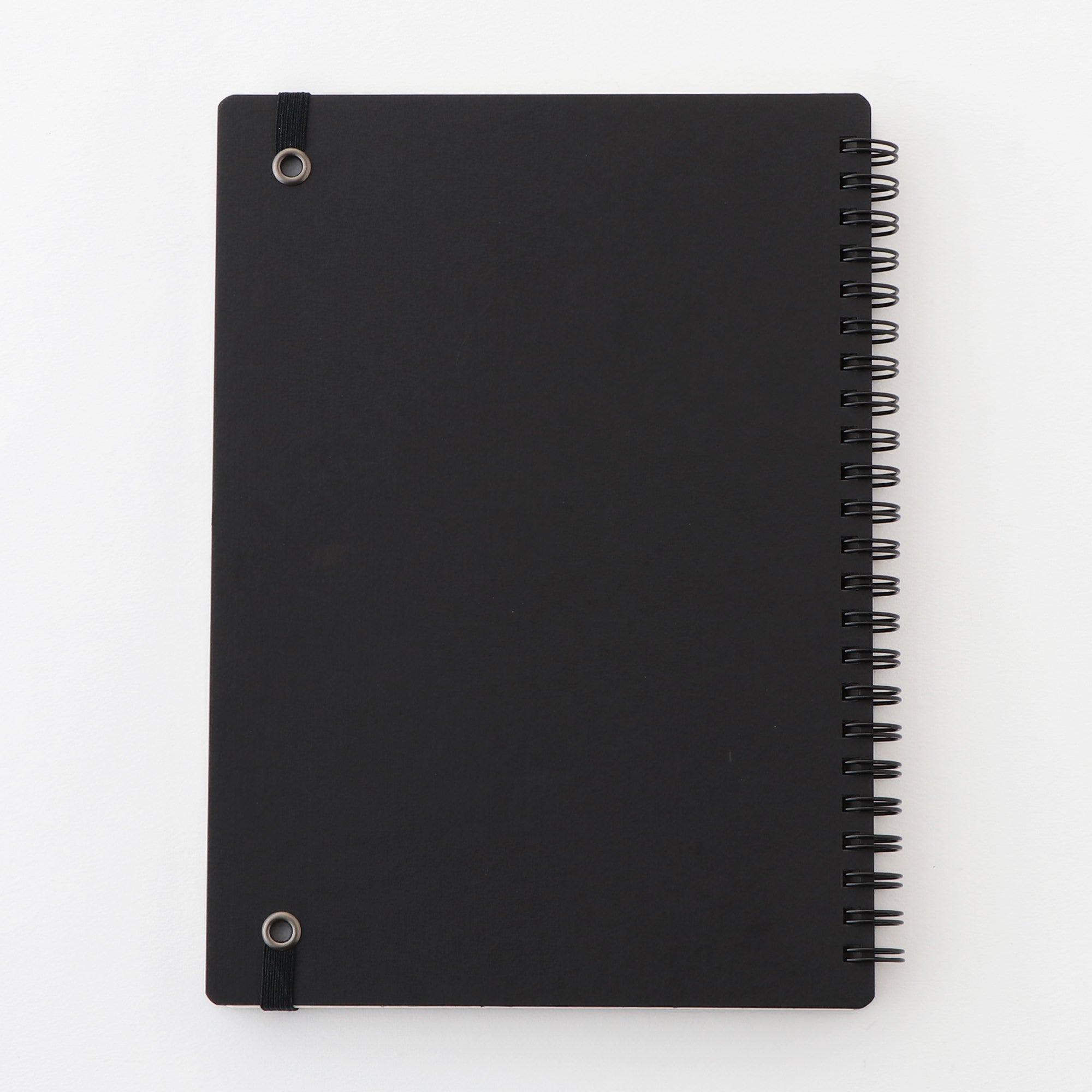 A5 Double Ring Lined Notebook with Strap