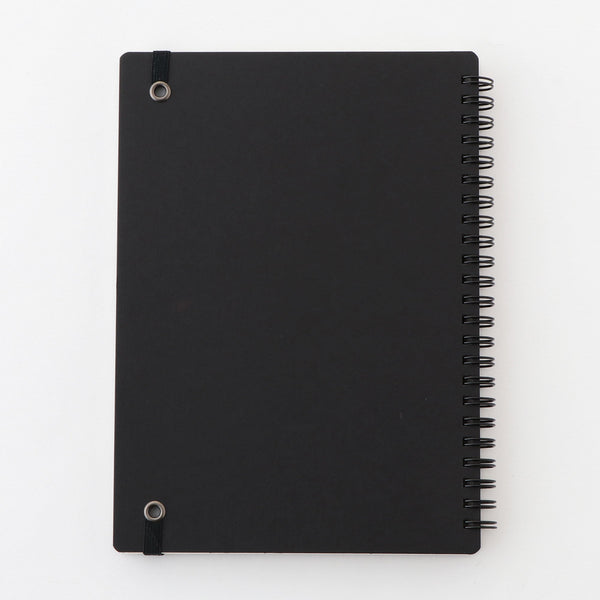 A5 Double Ring Lined Notebook with Strap