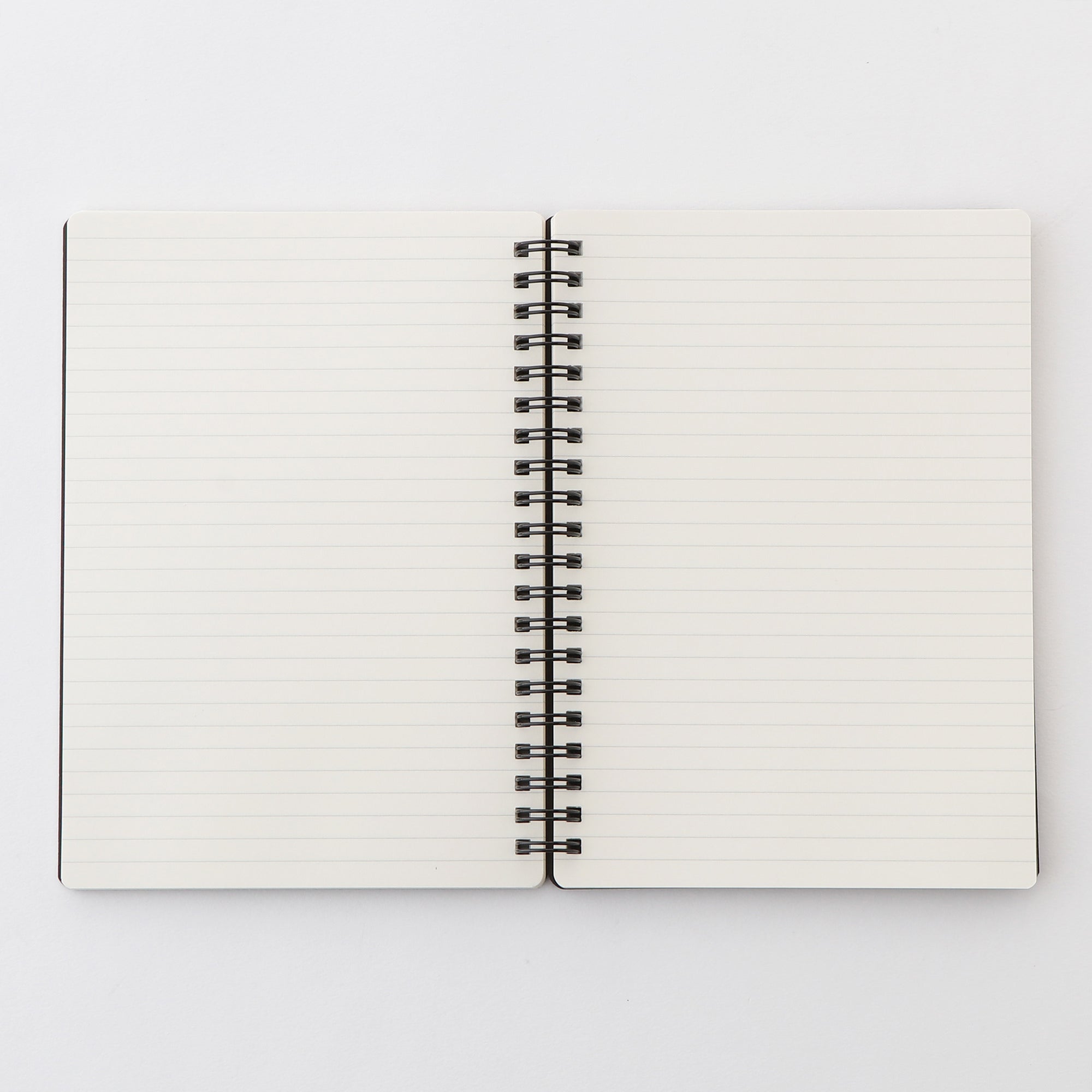 B6 Double Ring Lined Notebook with Strap