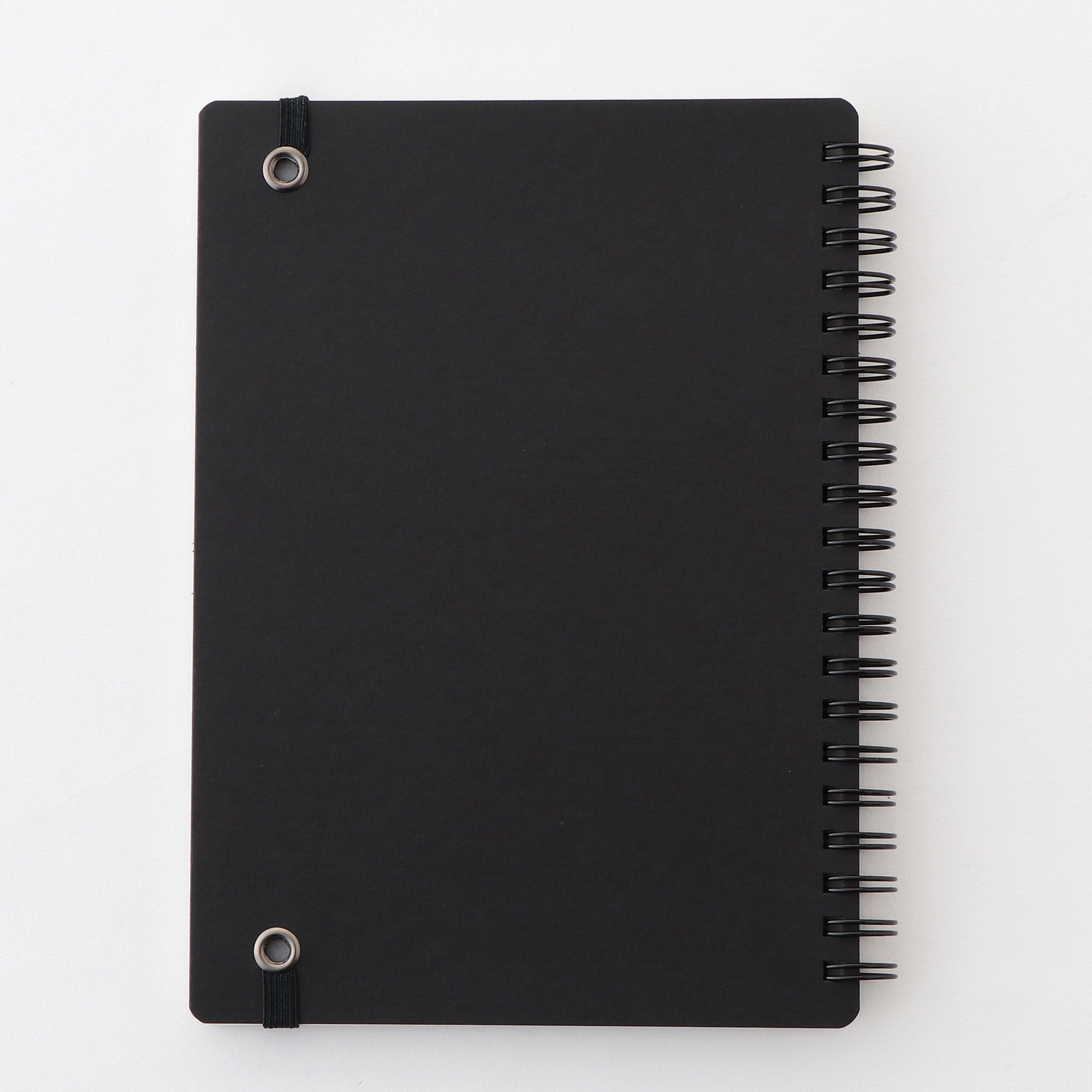 B6 Double Ring Lined Notebook with Strap