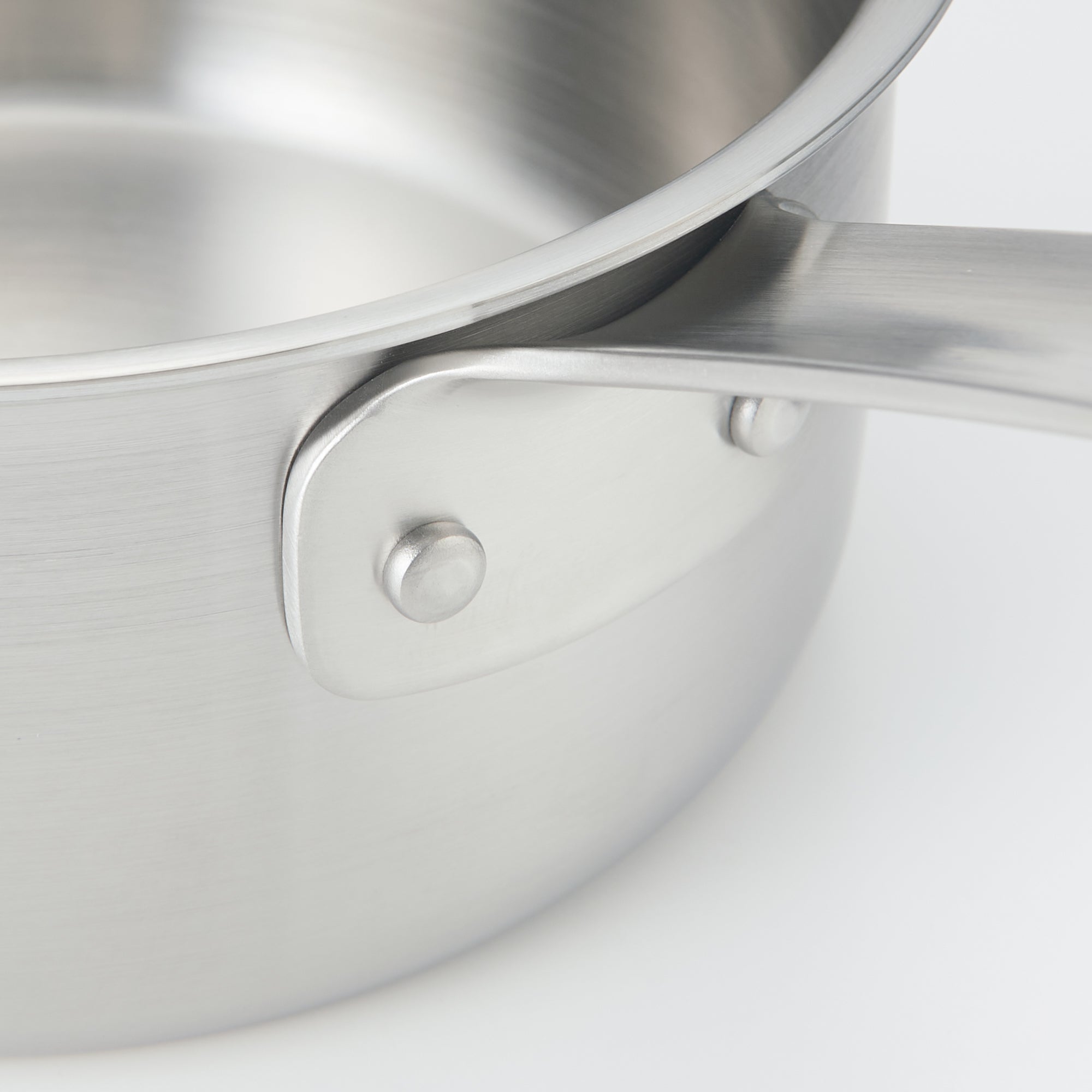 Stainless Aluminium 3-Layer Steel Milk Pan 1.05 Qt