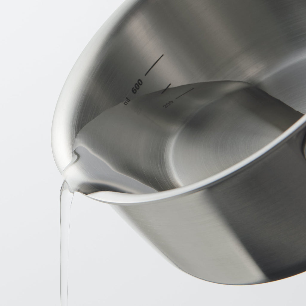 Stainless Aluminium 3-Layer Steel Milk Pan 1.05 Qt
