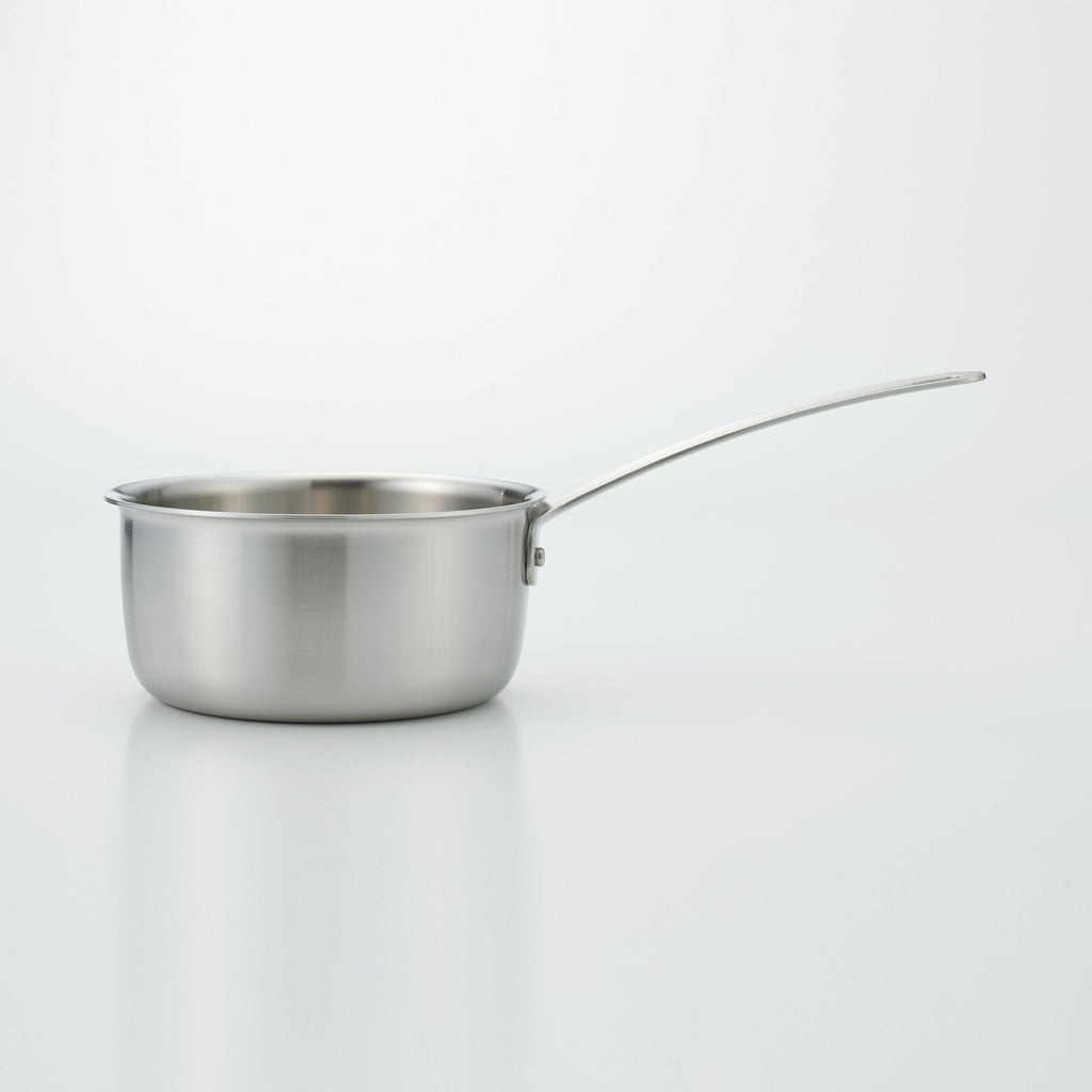 Stainless Aluminum 3-Layer Steel Saucepan 1.58 Qt