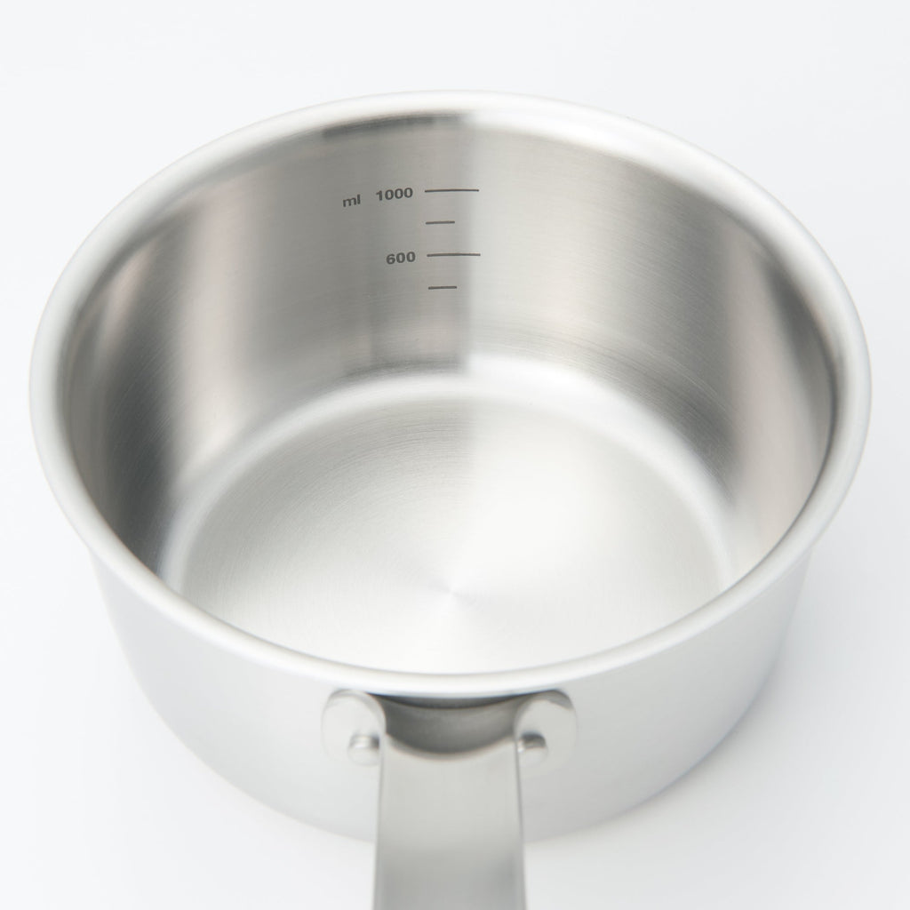 Stainless Aluminum 3-Layer Steel Saucepan 1.58 Qt