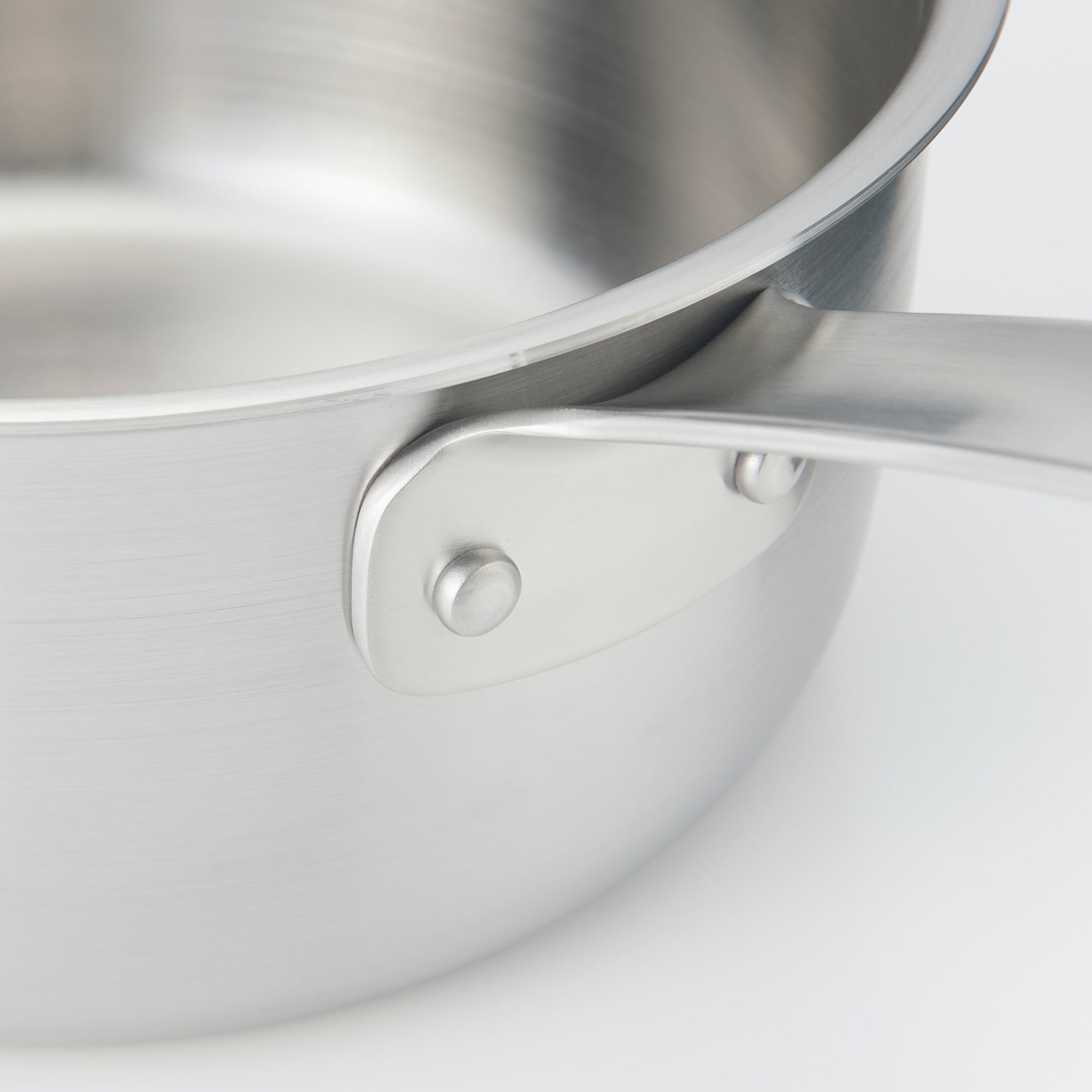 Stainless Aluminum 3-Layer Steel Saucepan 1.58 Qt