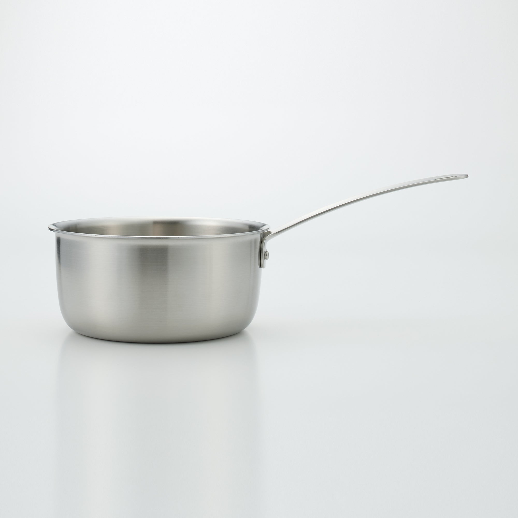 Stainless Aluminium 3-Layer Steel Saucepan 2.1 Qt