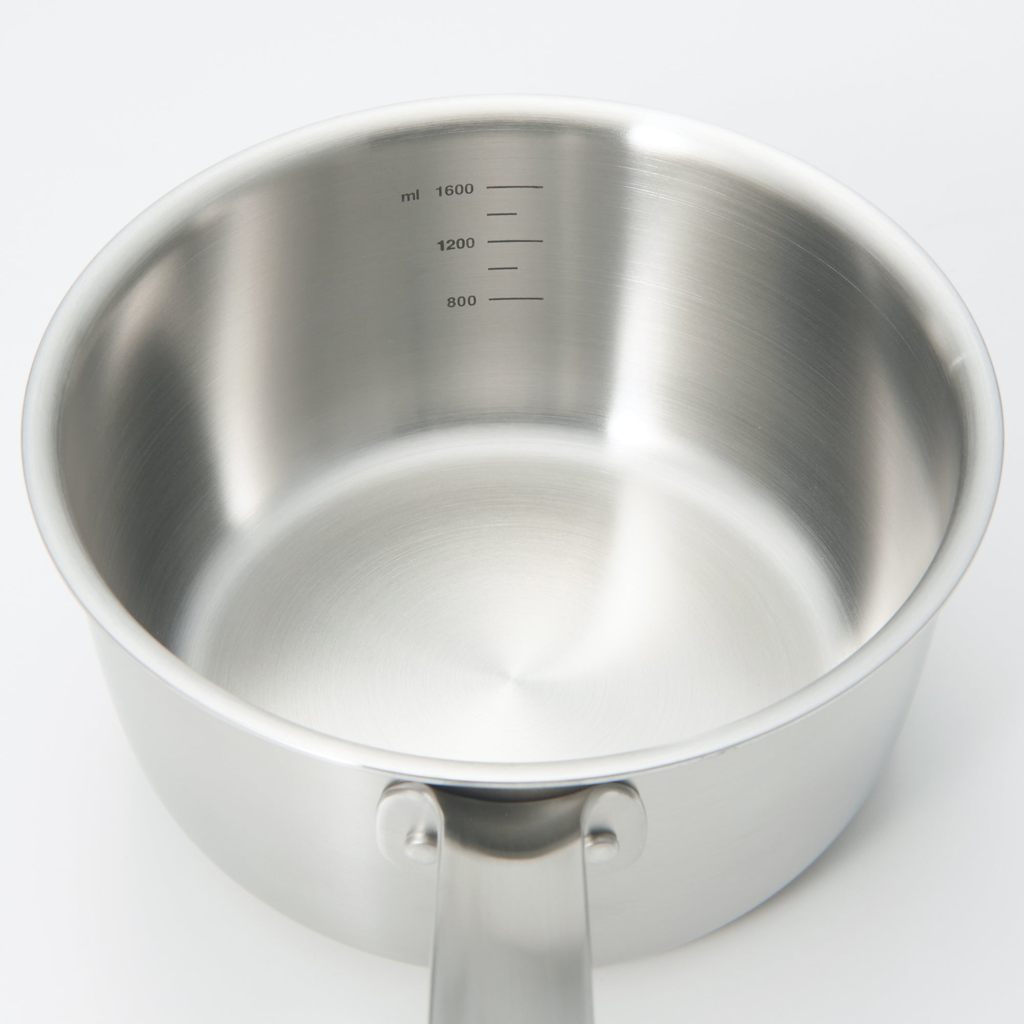 Stainless Aluminium 3-Layer Steel Saucepan 2.1 Qt
