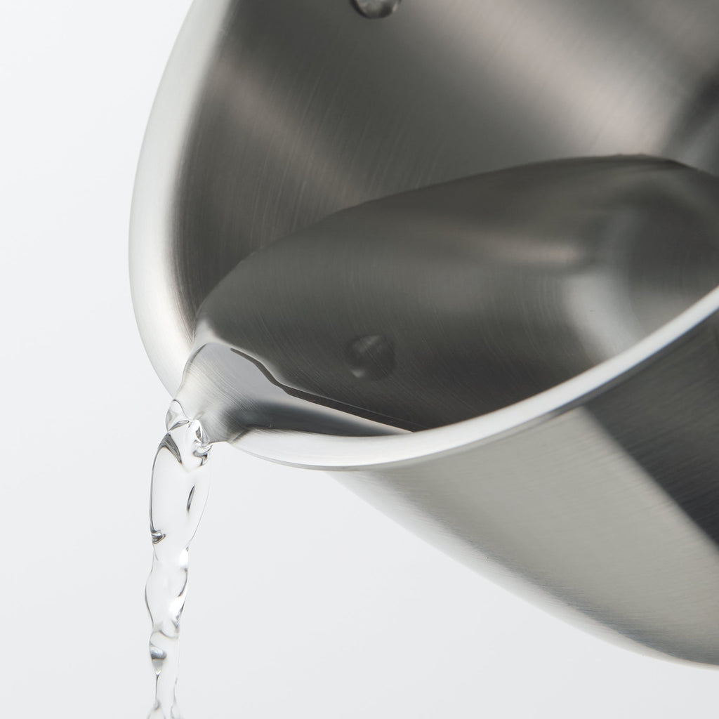 Stainless Aluminium 3-Layer Steel Saucepot 3.2 Qt
