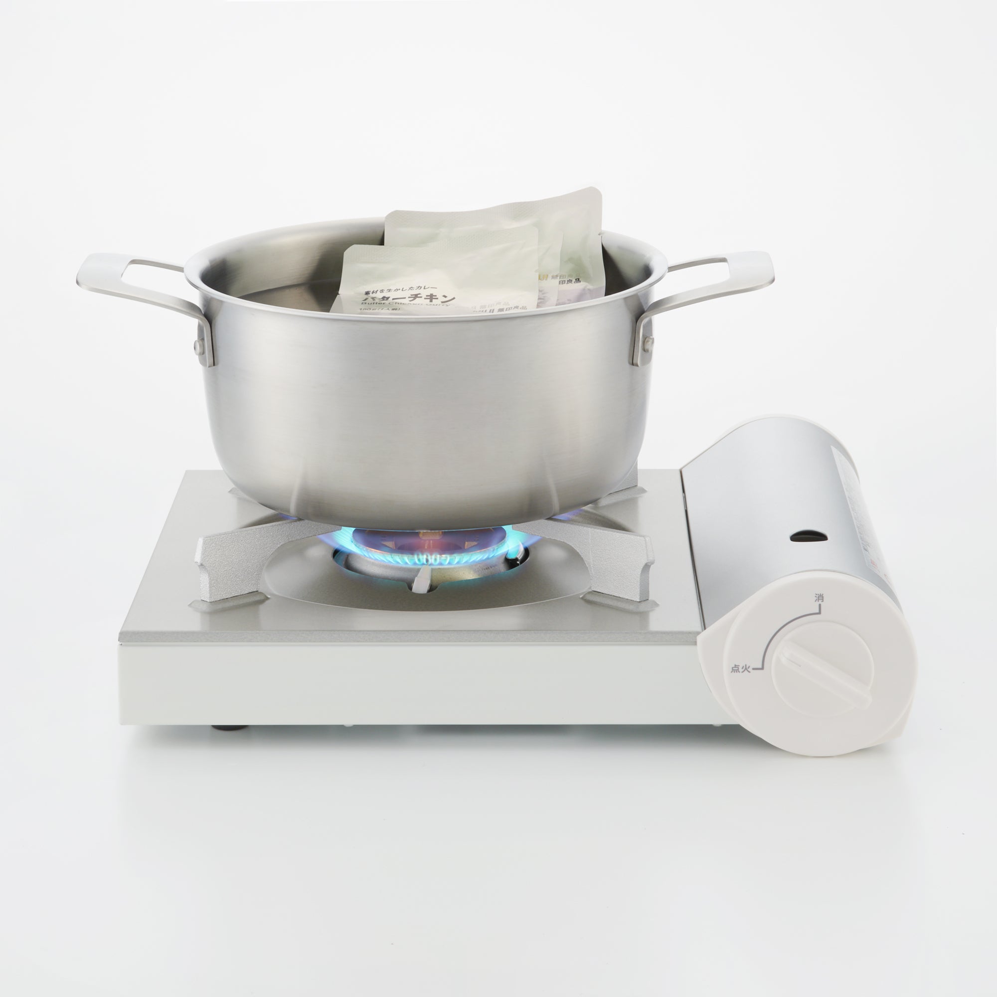 Stainless Aluminium 3-Layer Steel Saucepot 3.2 Qt