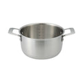 Stainless Aluminium 3-Layer Steel Saucepot 3.2 Qt
