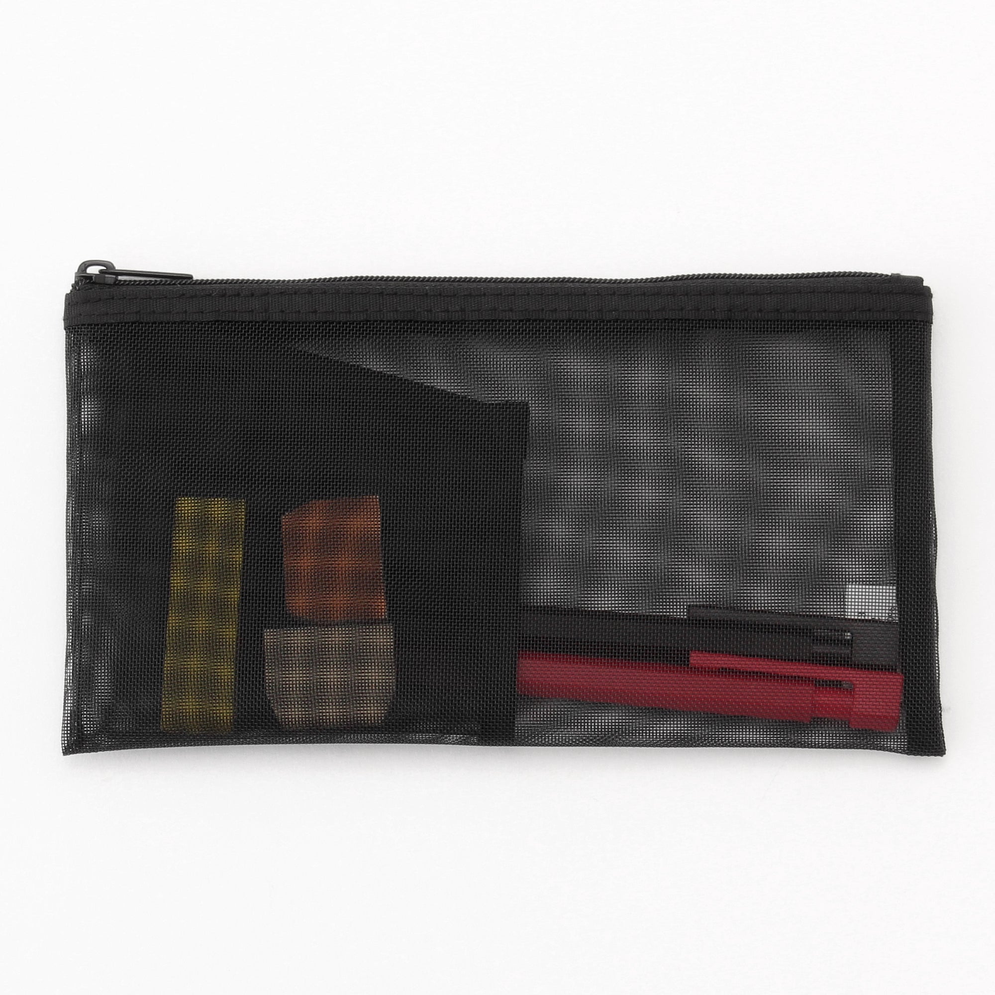 Nylon Mesh Pen Case with Pocket