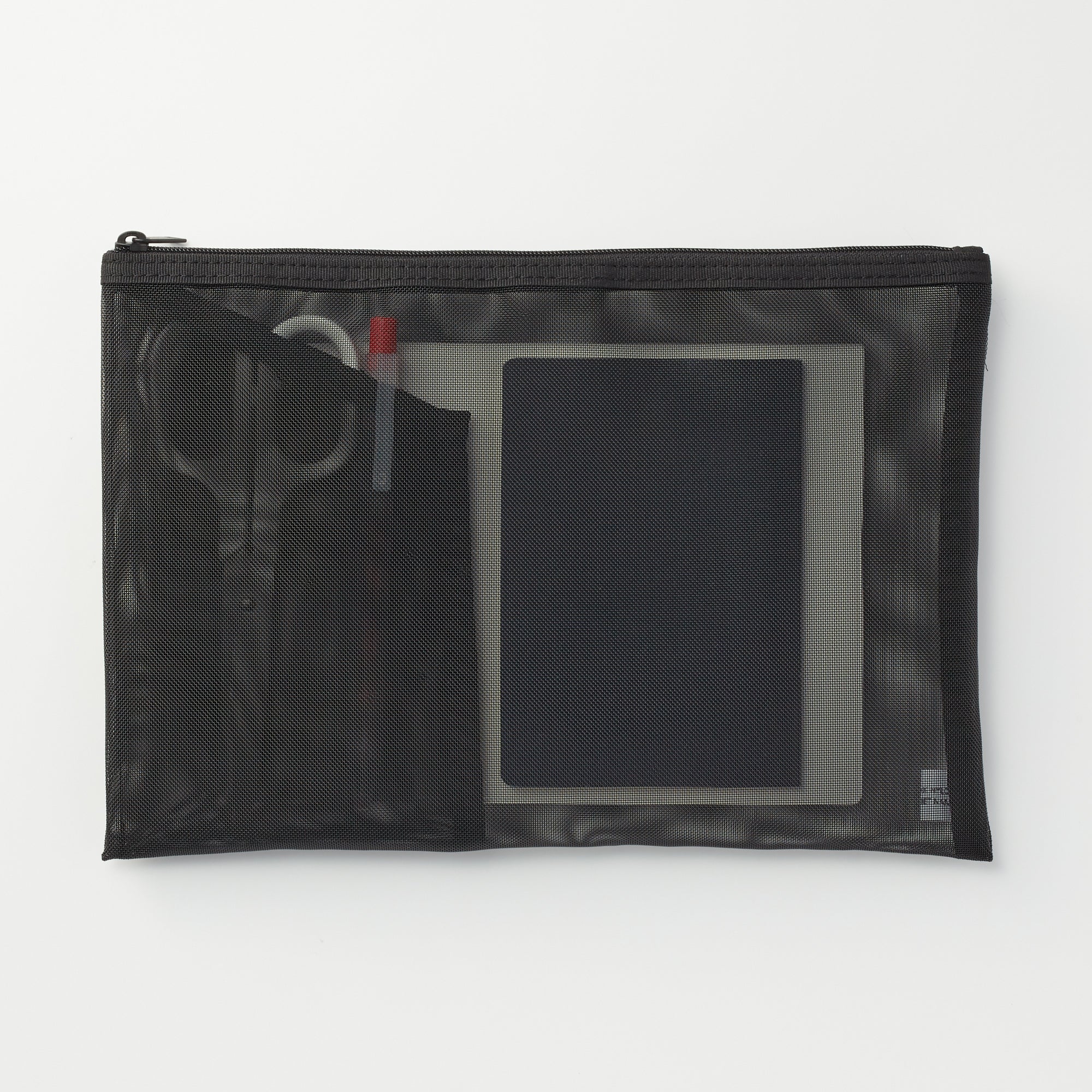Nylon Mesh Pouch with Pocket