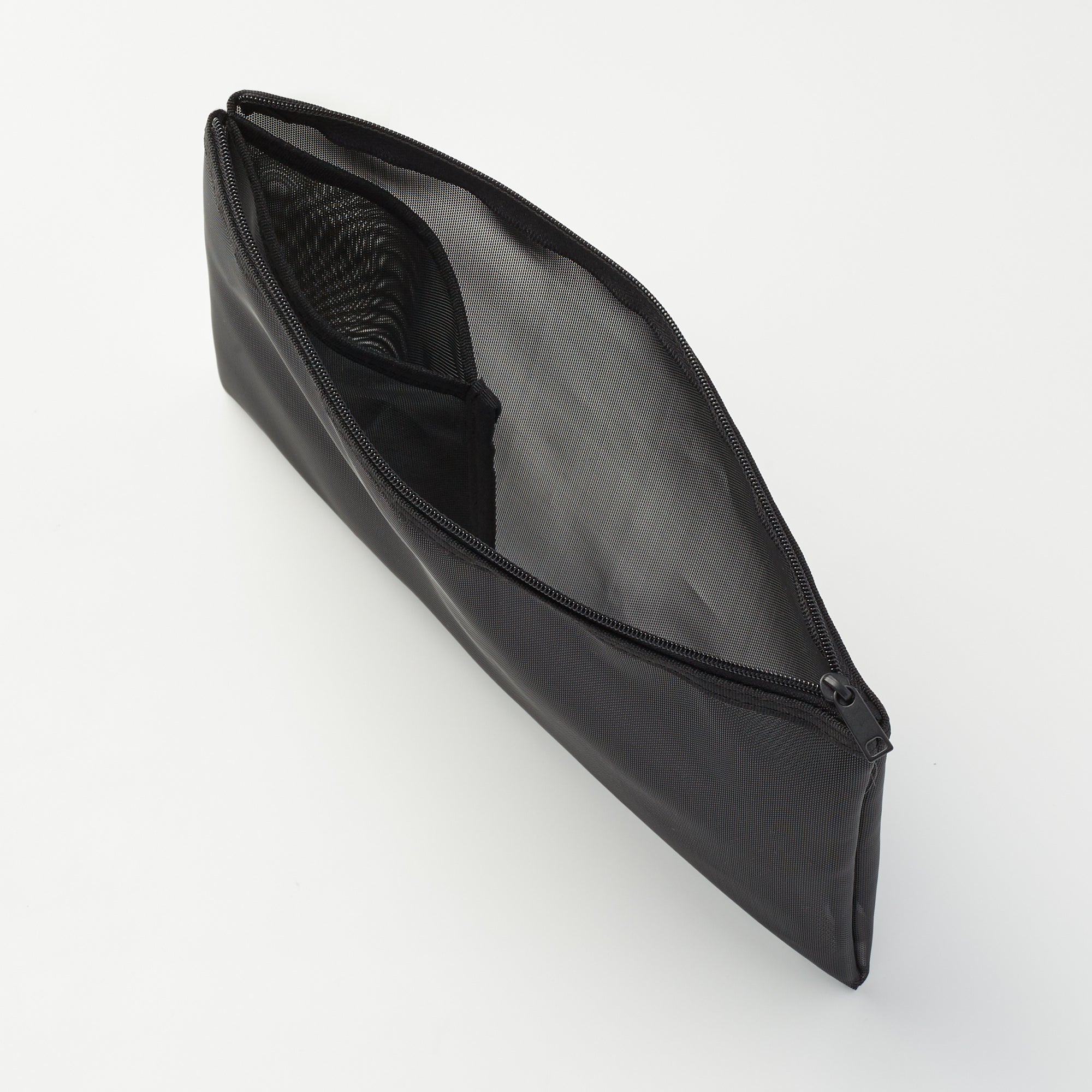 Nylon Mesh Pouch with Pocket