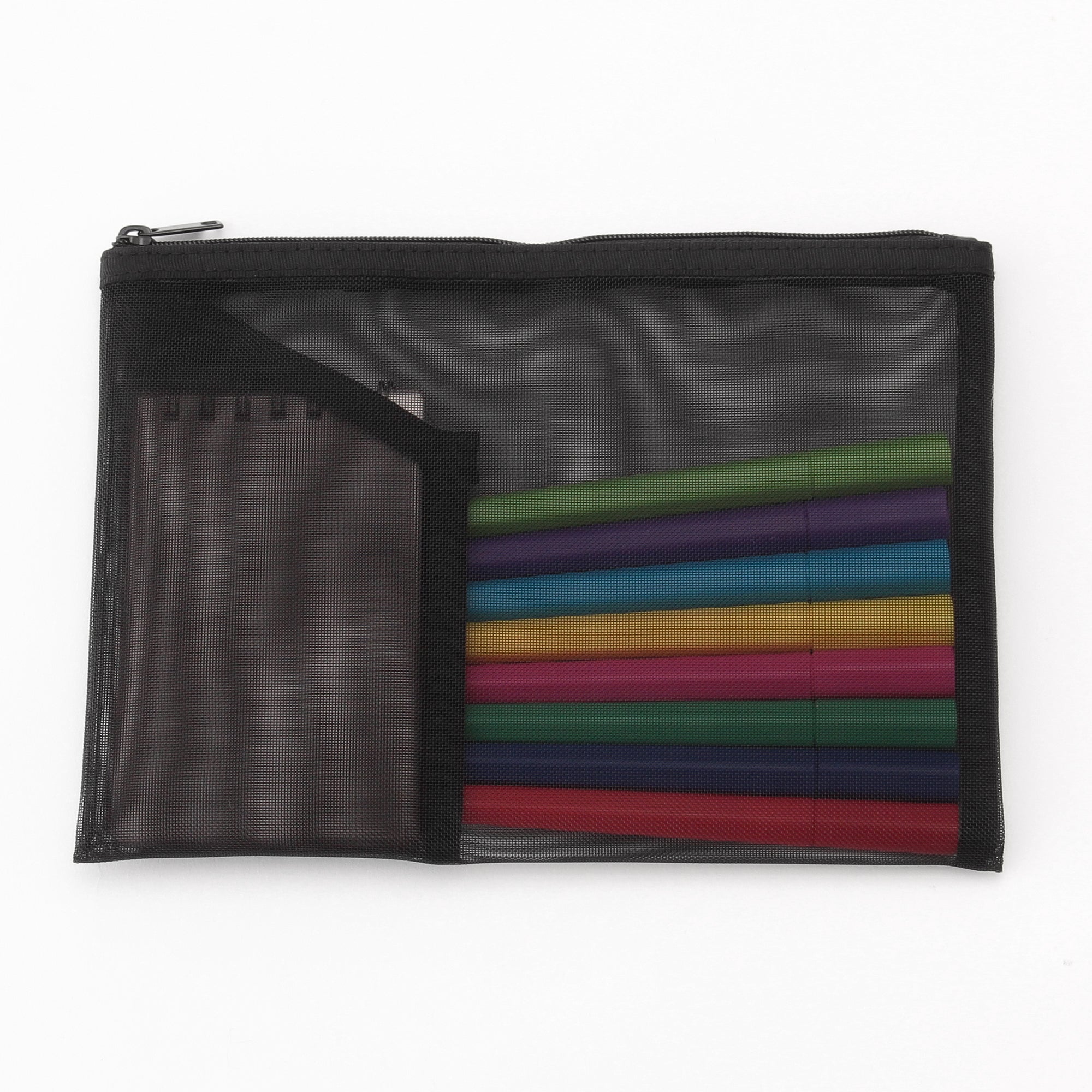 Nylon Mesh Pouch with Pocket