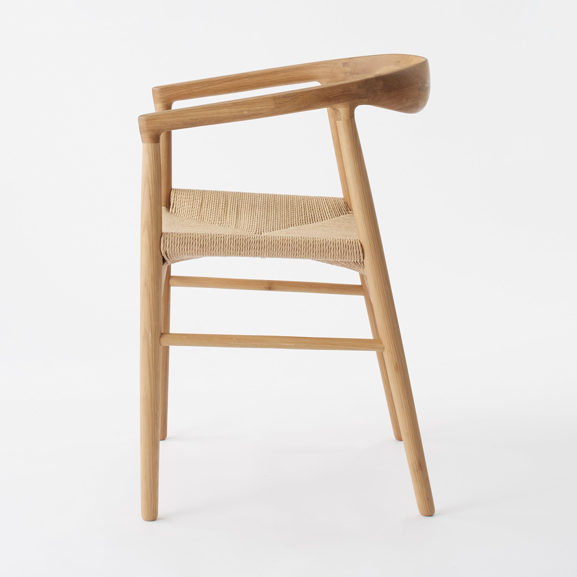 Oak Paper Cord Armchair