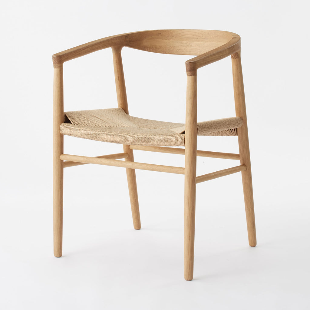 Oak Paper Cord Armchair