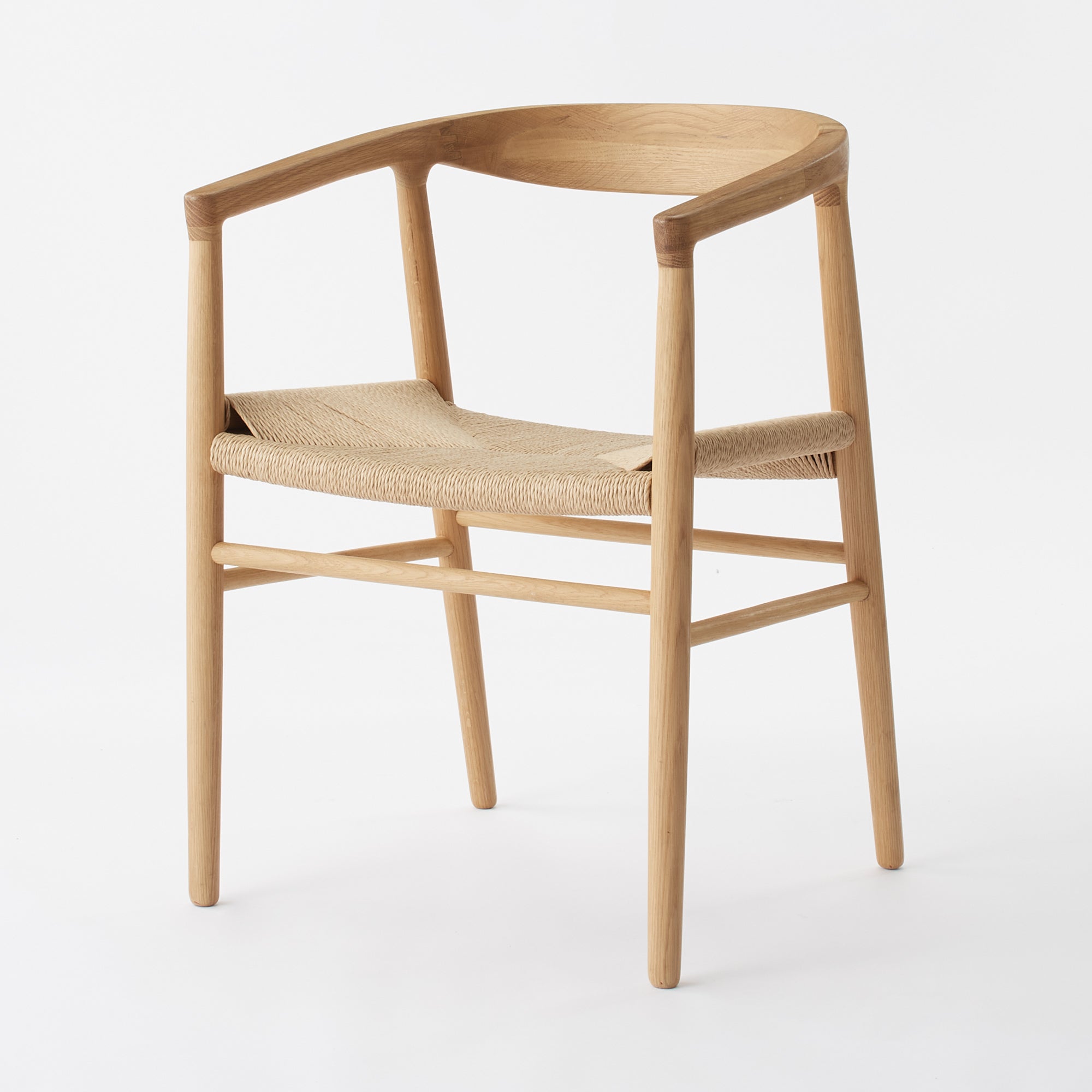 Oak Paper Cord Armchair