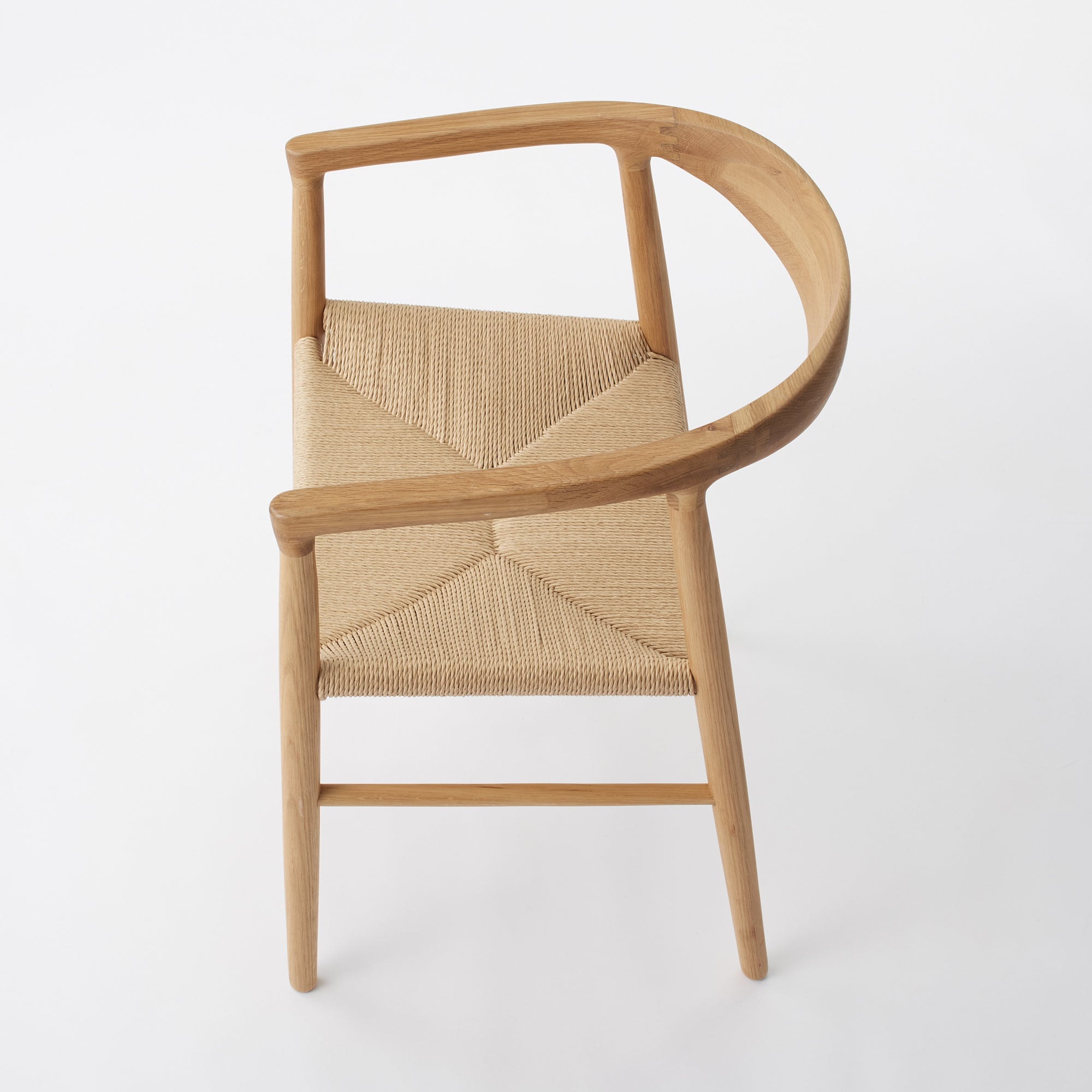 Oak Paper Cord Armchair