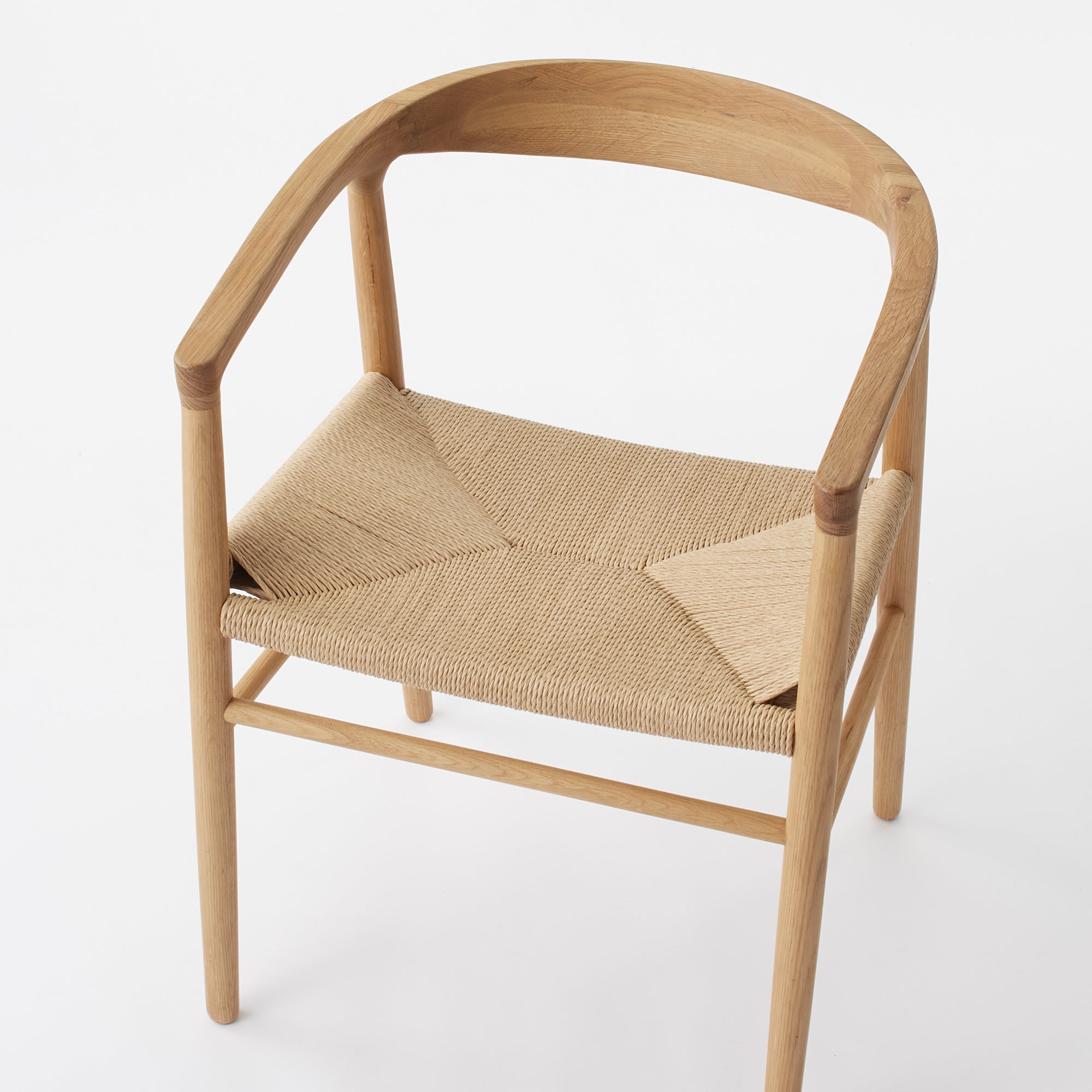 Oak Paper Cord Armchair