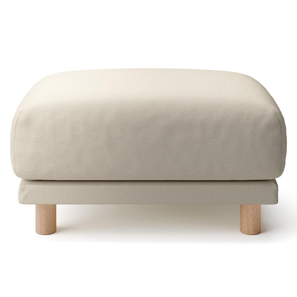 Cotton Canvas Cover for Urethane Pocket Coil Sofa - Ottoman Ottoman Sold Separately