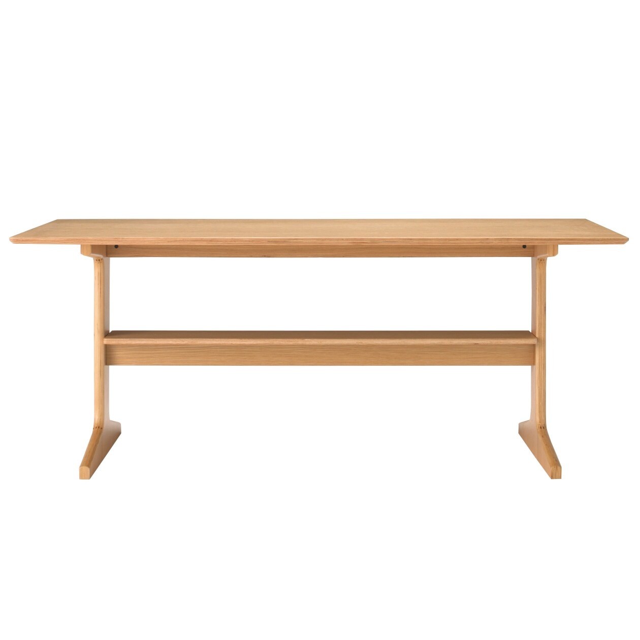 [HD] Living Dining Table 3 - Oak Main image