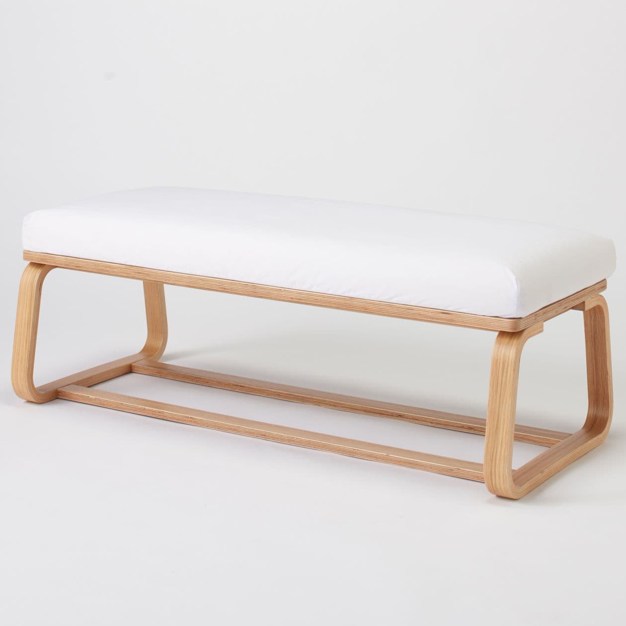 Living Dining Bench 1 - Oak Cover Sold Separately