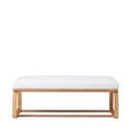 Living Dining Bench 1 - Oak Cover Sold Separately