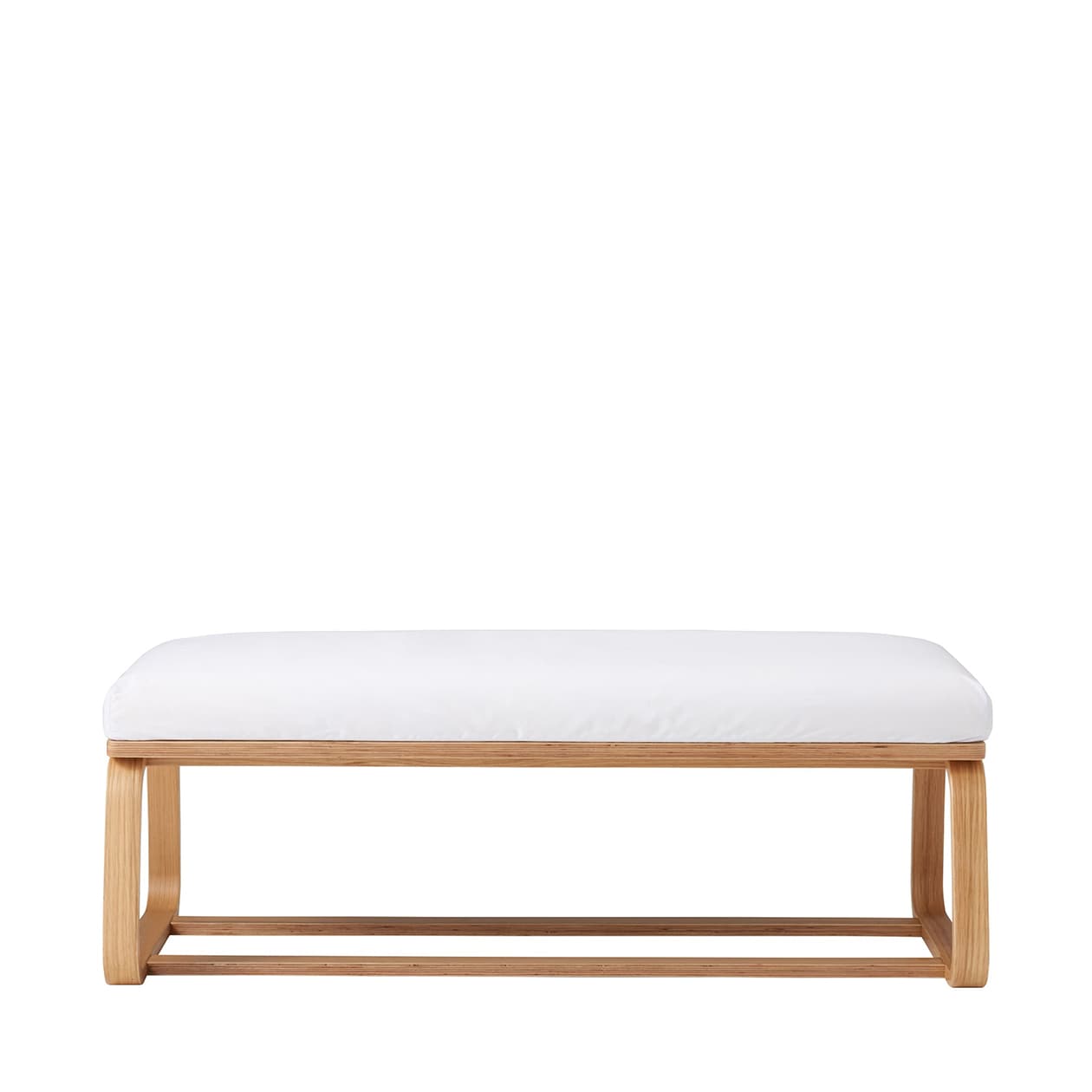Living Dining Bench 1 - Oak Cover Sold Separately