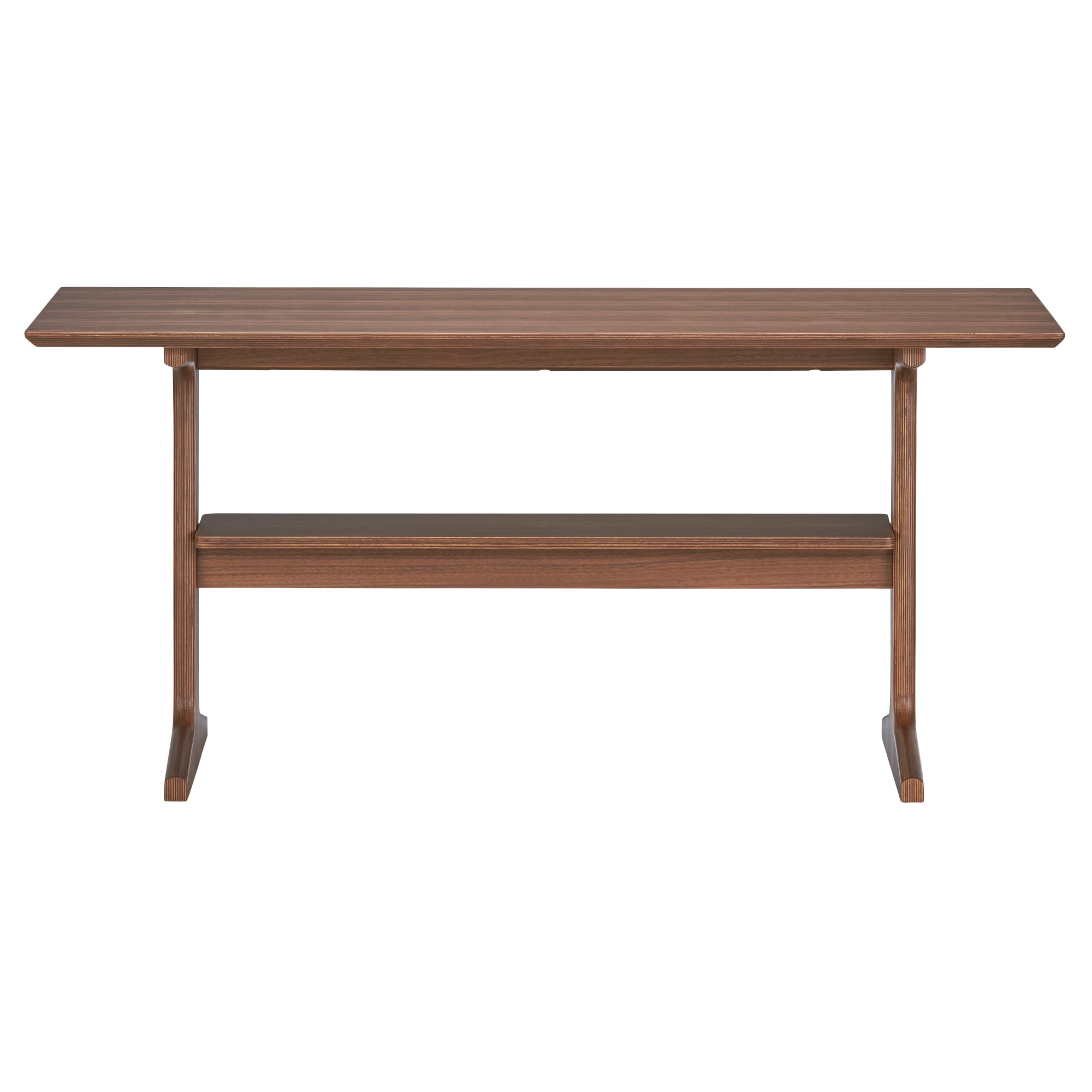 [HD] Living Dining Table 2 - Walnut Main image