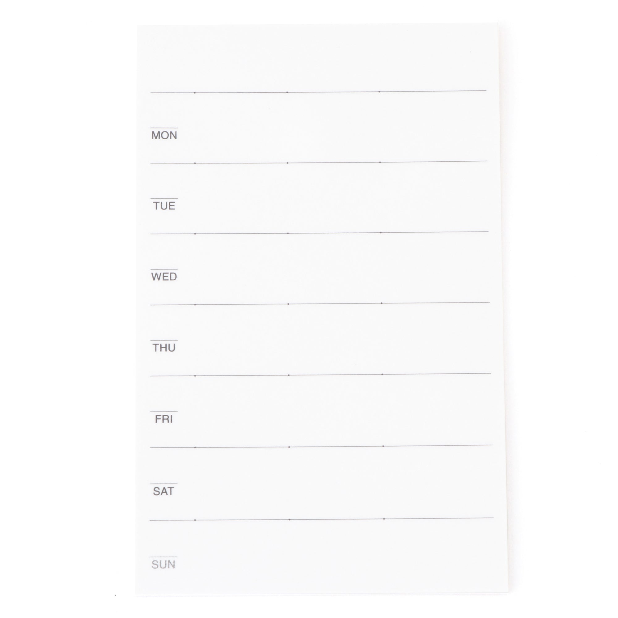 Weekly Sticky Note