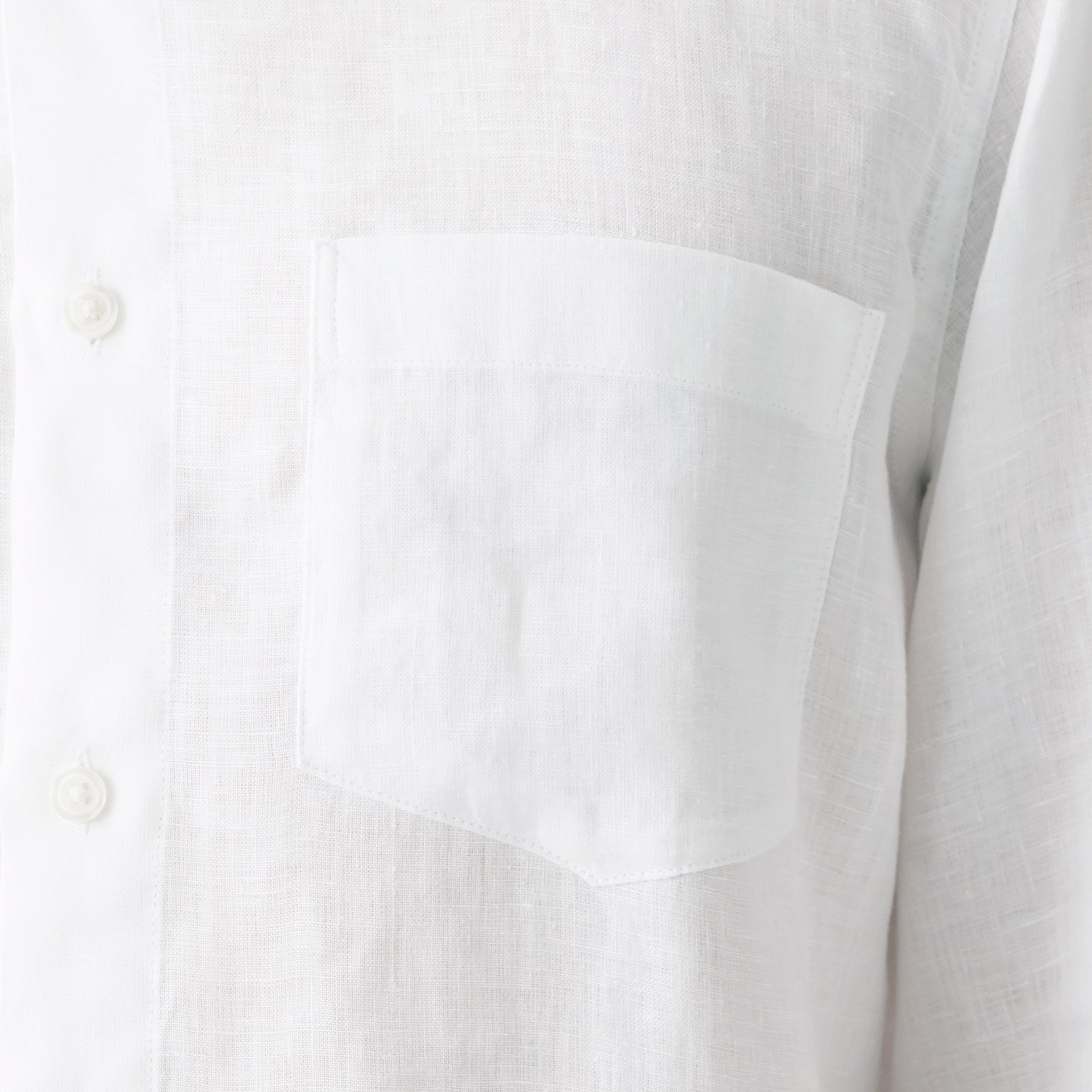 Men's French Linen Washed Stand Collar Shirt