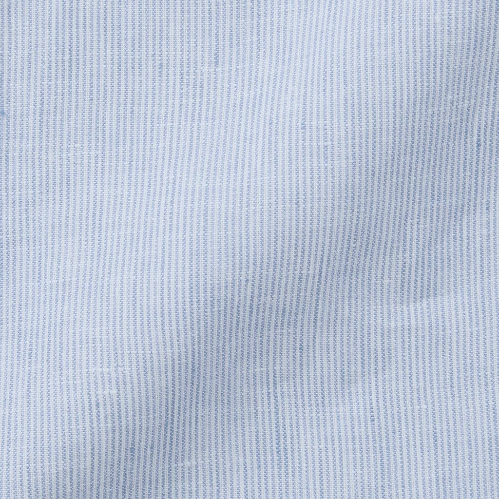 Men's French Linen Washed Stand Collar Shirt