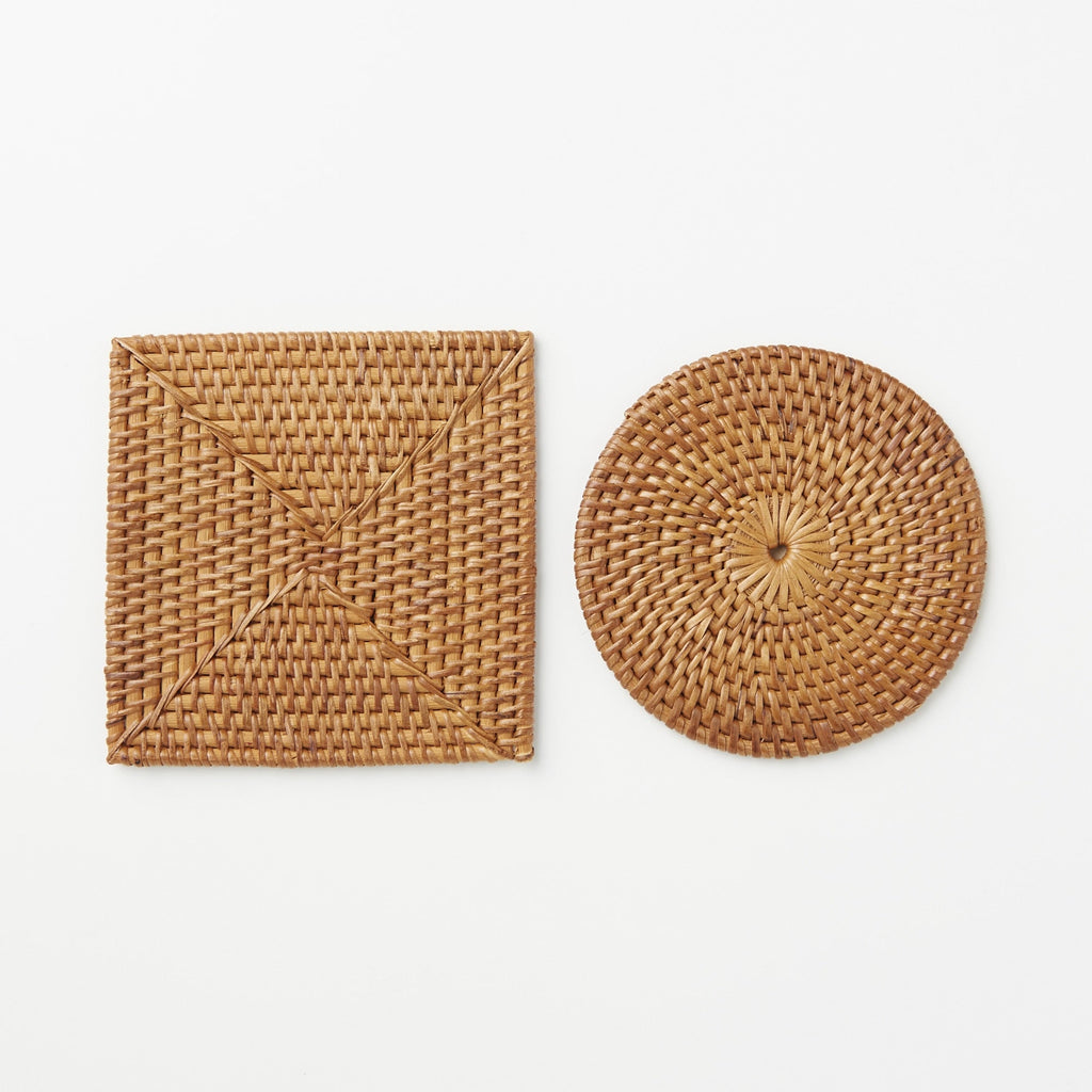 Rattan Coaster