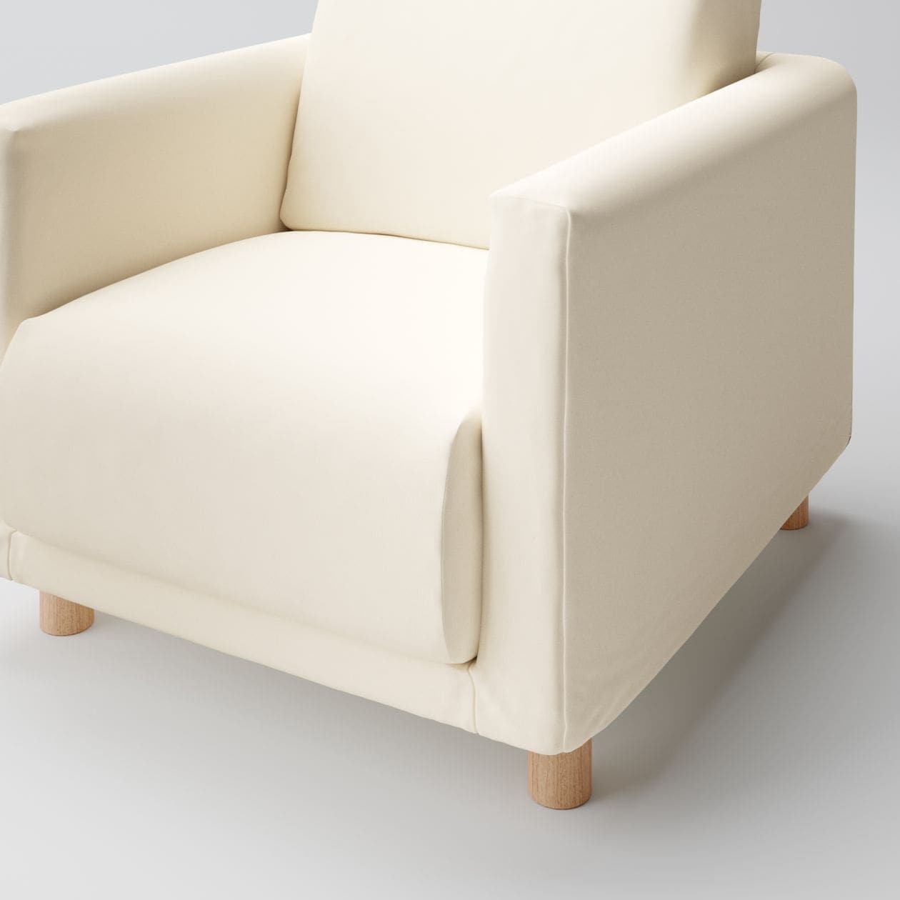[HD] Urethane Pocket Coil Sofa 1 Seater Cover Sold Separately