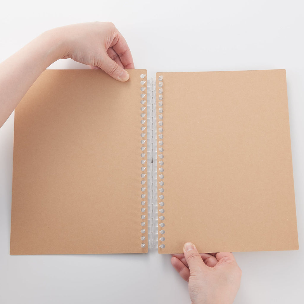 Loose Leaf Papers - Kraft Cover Binder