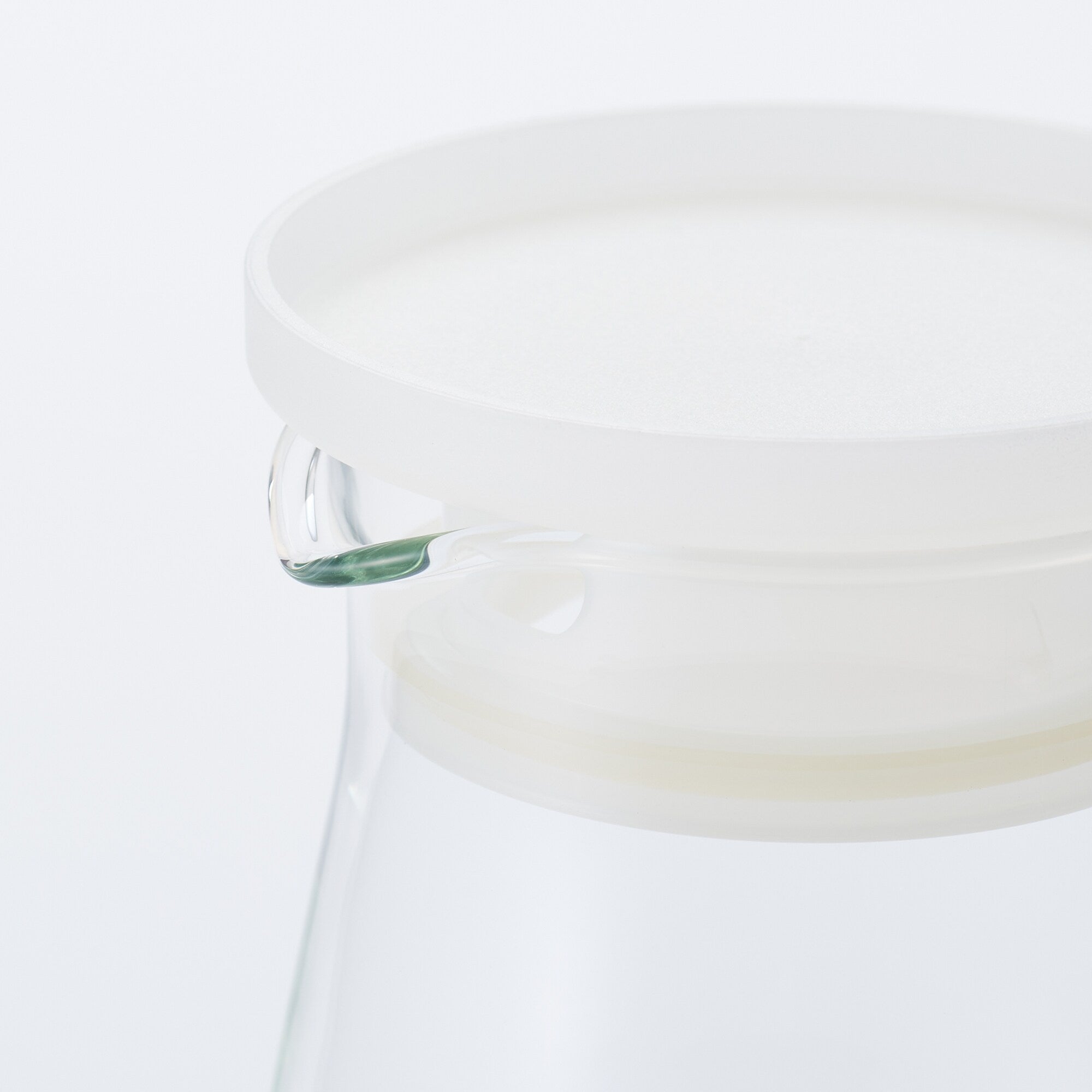 Heat Resistant Glass Round Pitcher