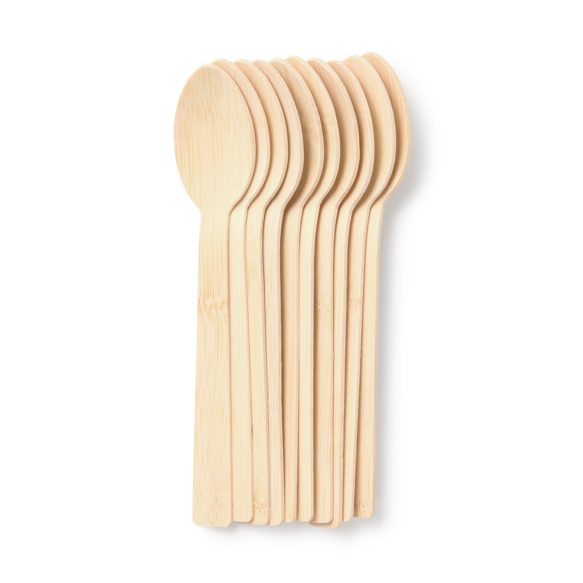 Bamboo Compostable Spoons 10 Pack