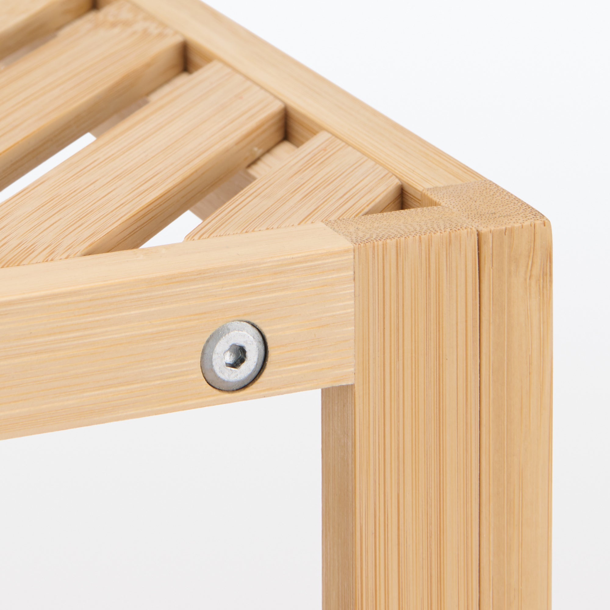 Bamboo Corner Rack 1 Tier