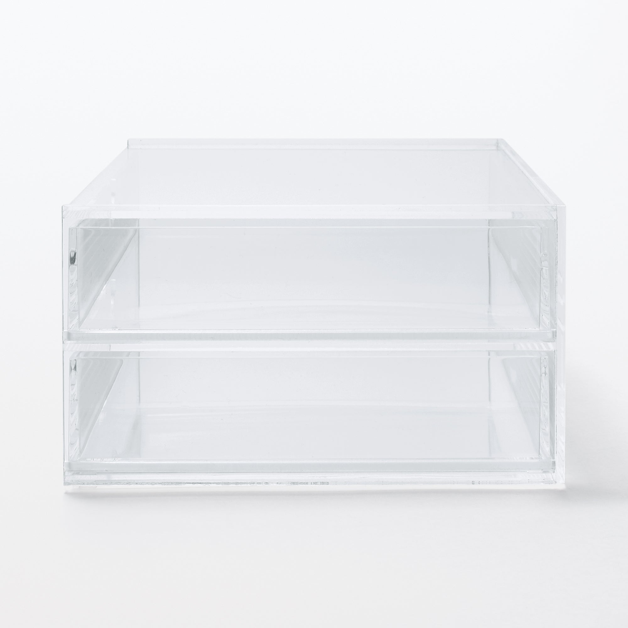 Acrylic Storage Large Case 2 Drawers