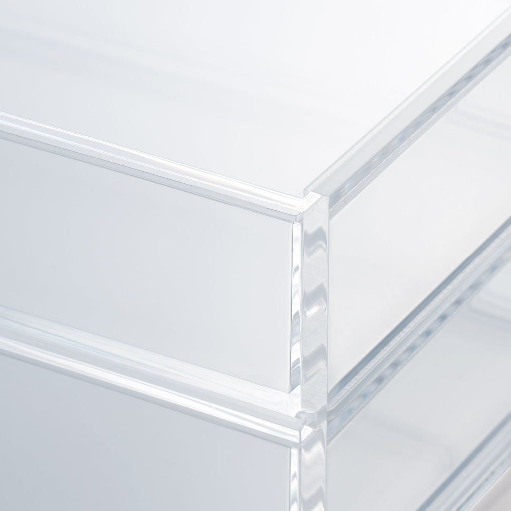 Acrylic Storage Large Case 2 Drawers