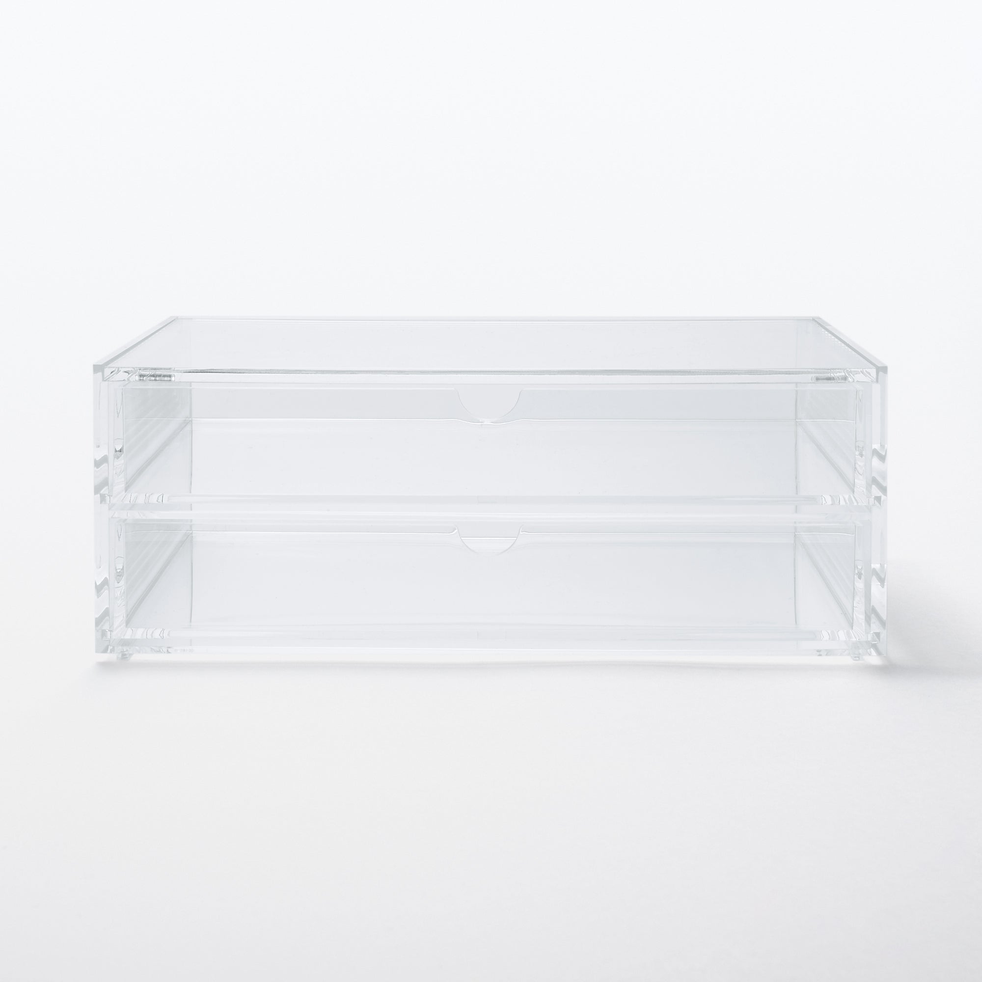 Acrylic Storage Large Case 2 Drawers