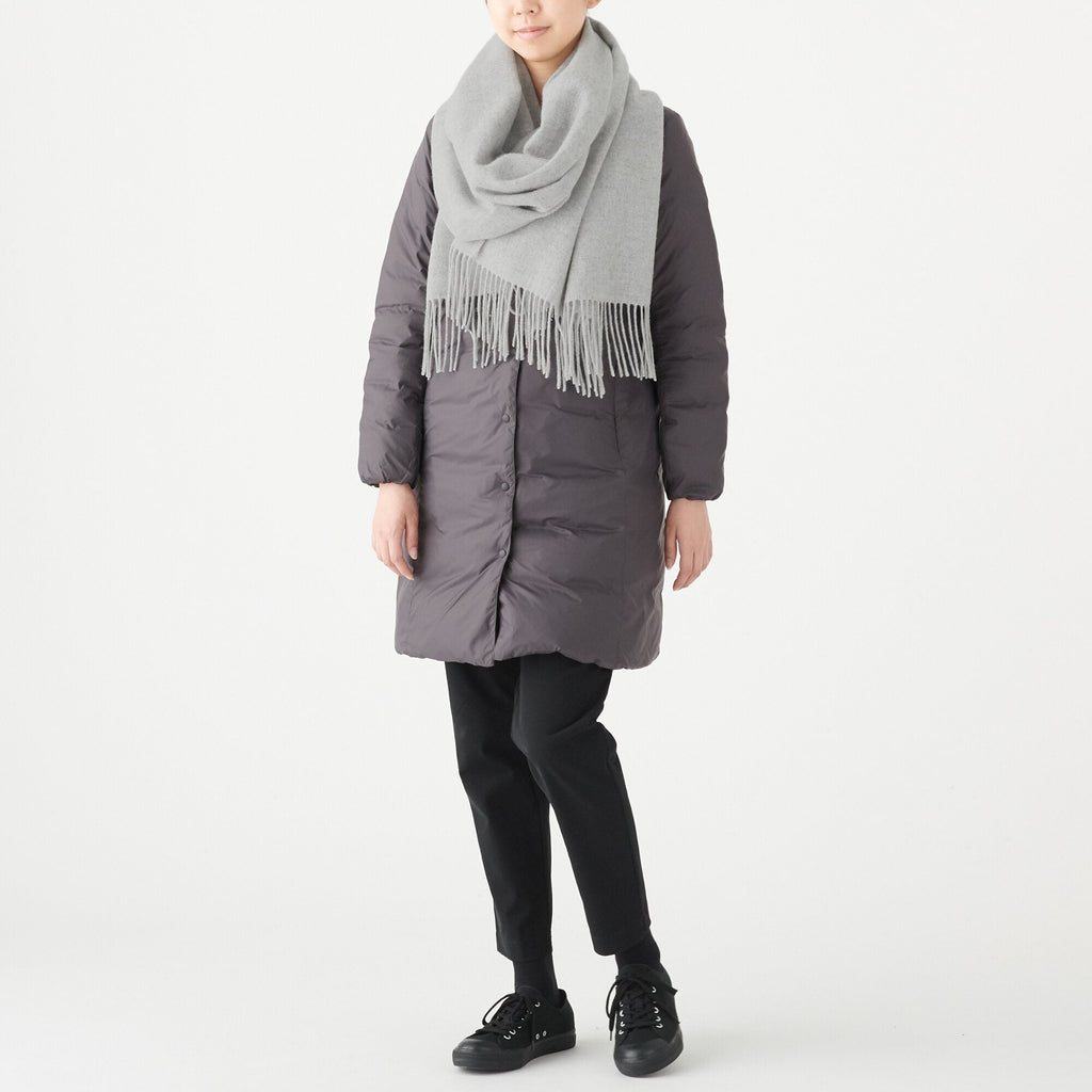 Wool Woven Large Stole 60x200cm