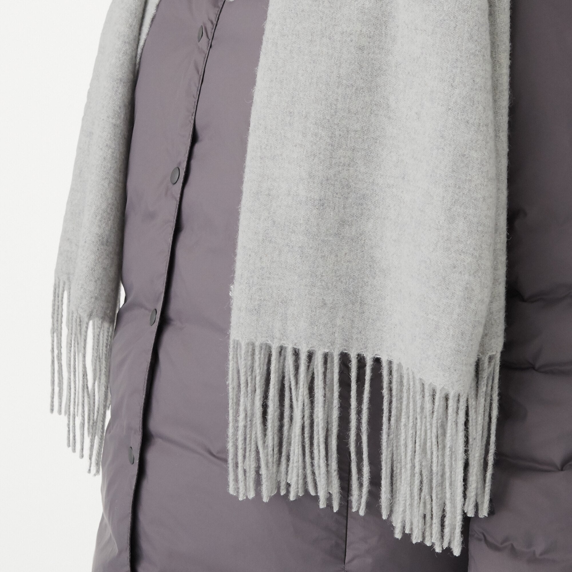 Wool Woven Large Stole 60x200cm
