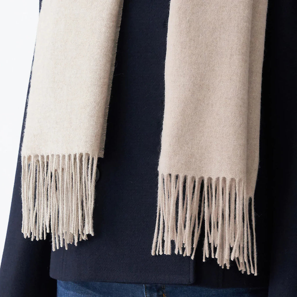 Wool Woven Large Stole 60x200cm